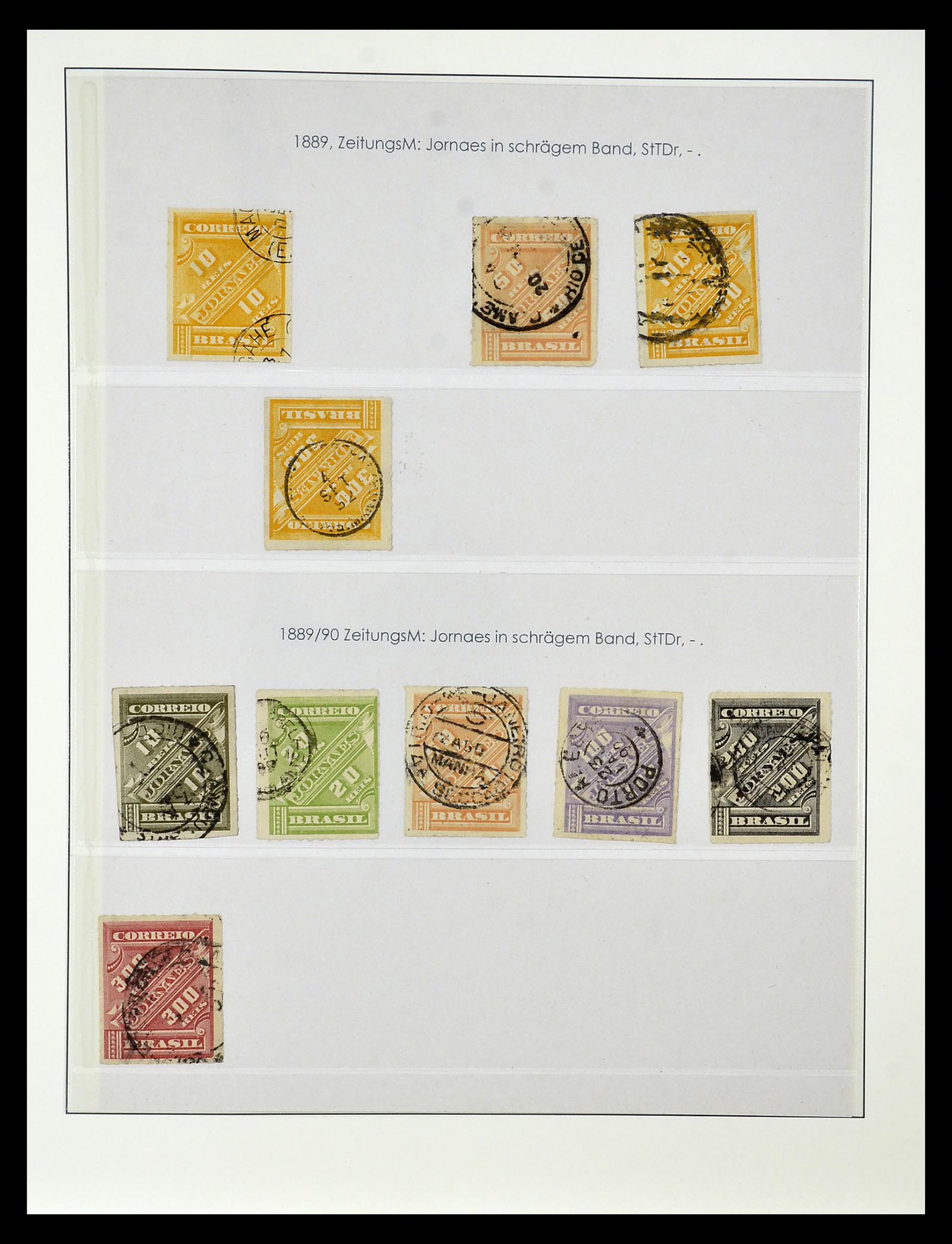 34975 009 - Postzegelverzameling 34975 Brazilië 1843-2015.