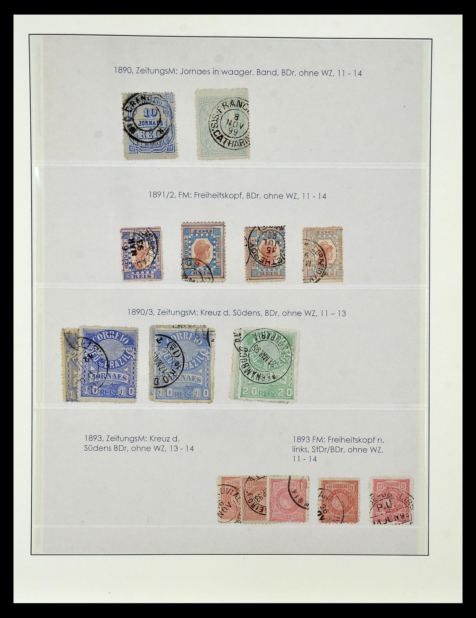 34975 012 - Postzegelverzameling 34975 Brazilië 1843-2015.
