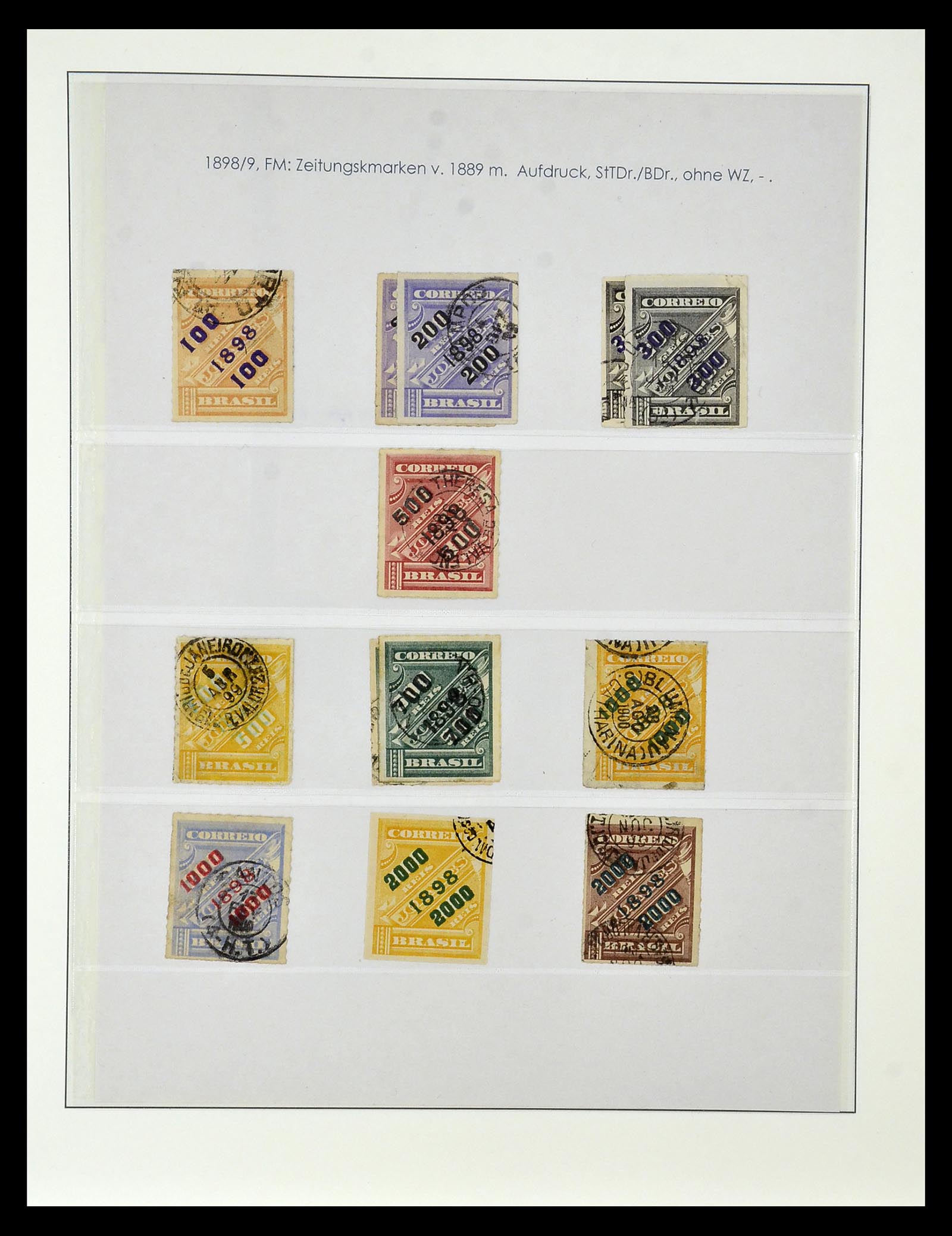 34975 016 - Postzegelverzameling 34975 Brazilië 1843-2015.