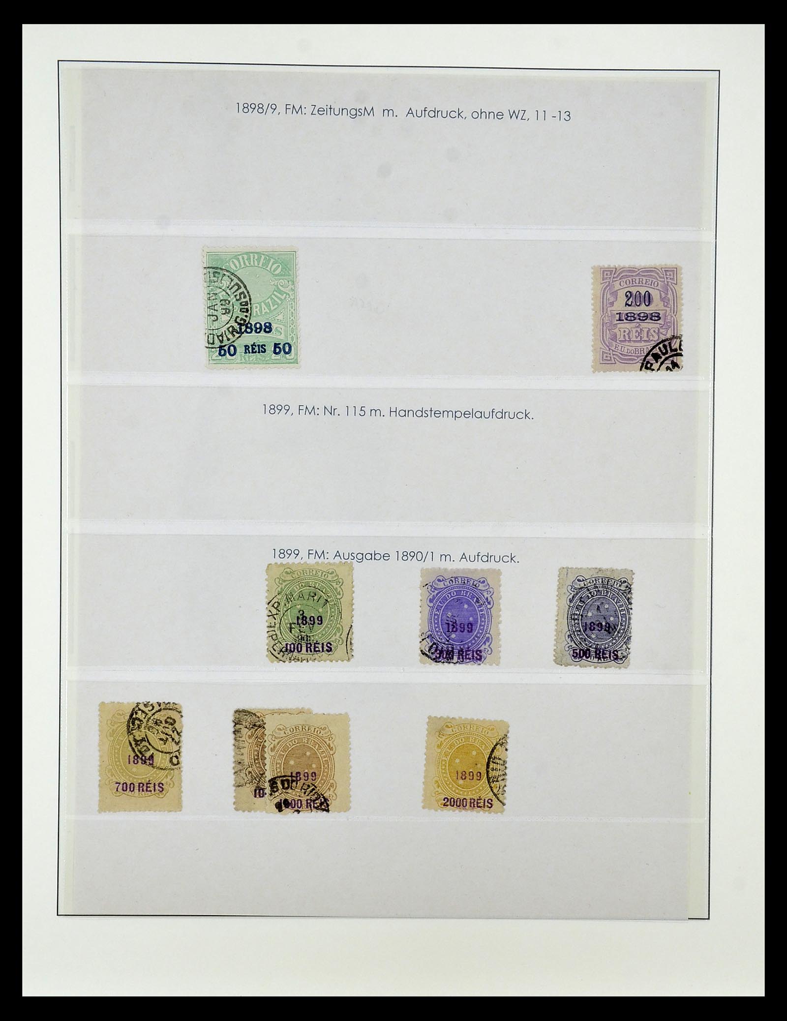 34975 017 - Postzegelverzameling 34975 Brazilië 1843-2015.