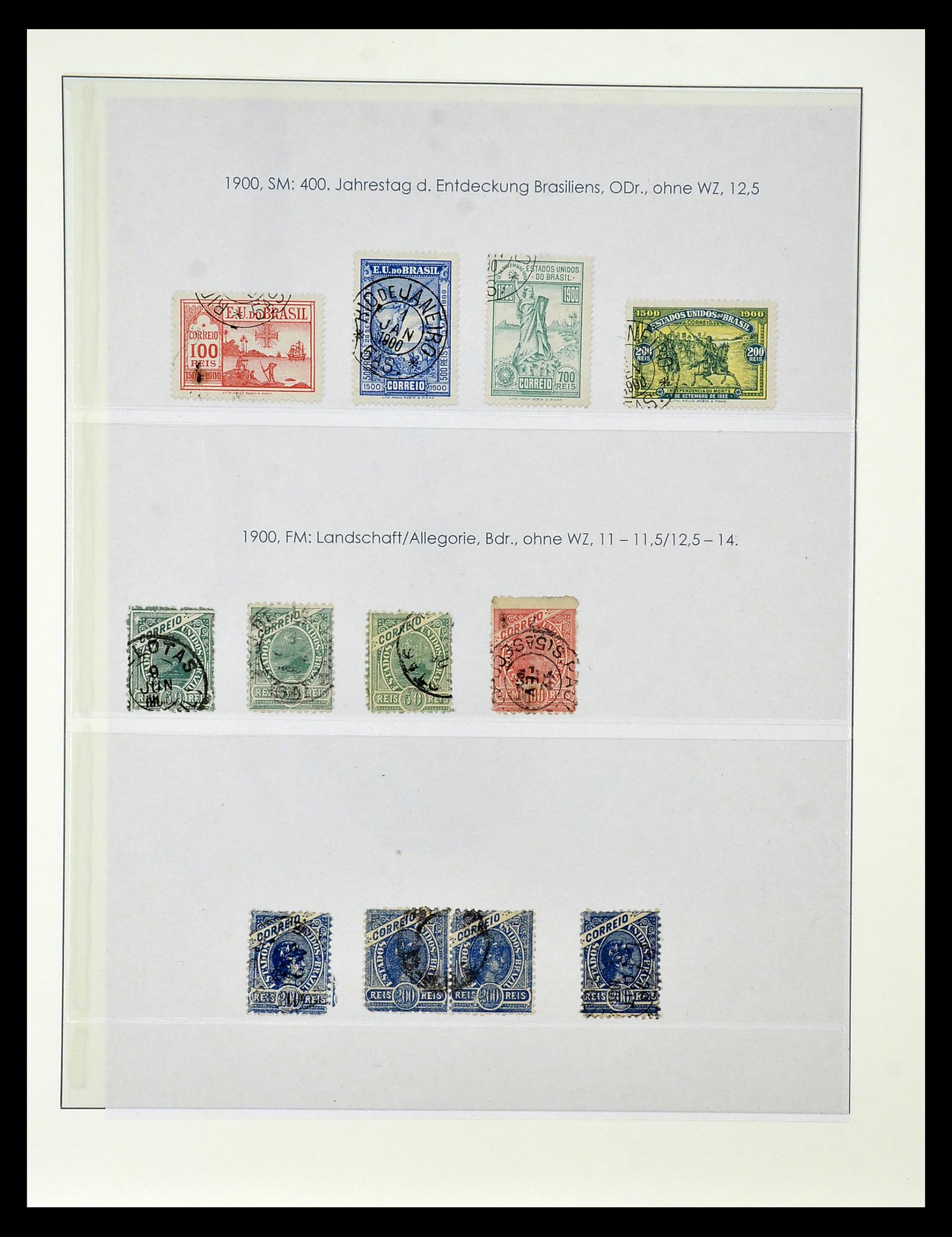 34975 018 - Postzegelverzameling 34975 Brazilië 1843-2015.