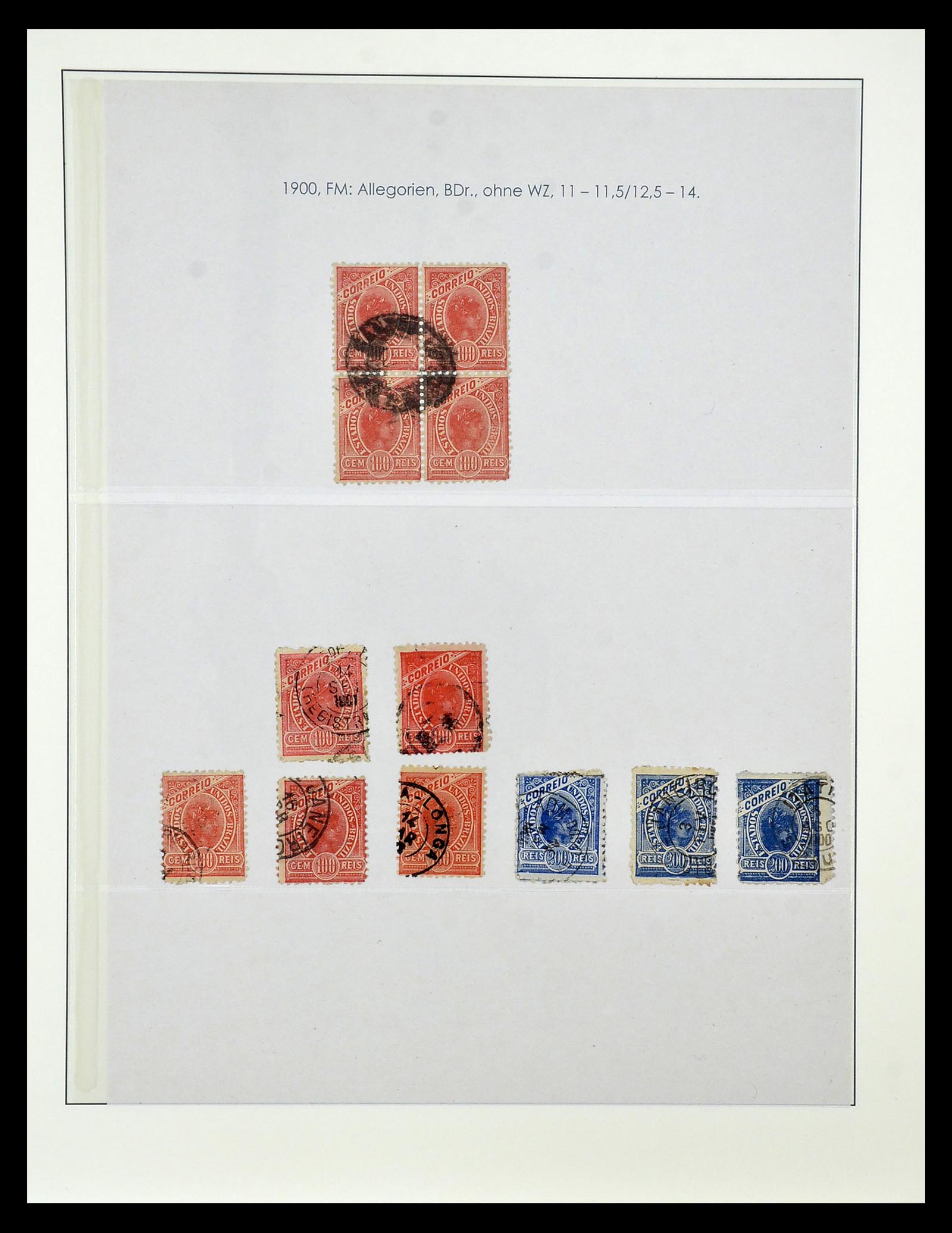 34975 019 - Postzegelverzameling 34975 Brazilië 1843-2015.