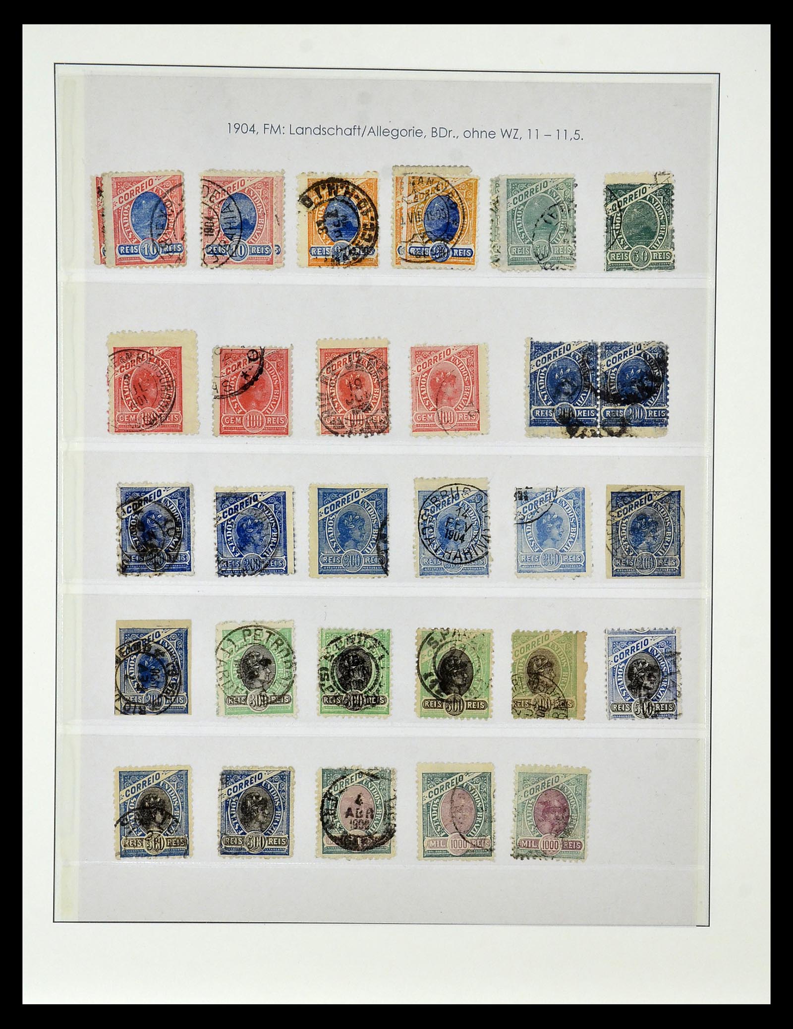 34975 020 - Postzegelverzameling 34975 Brazilië 1843-2015.