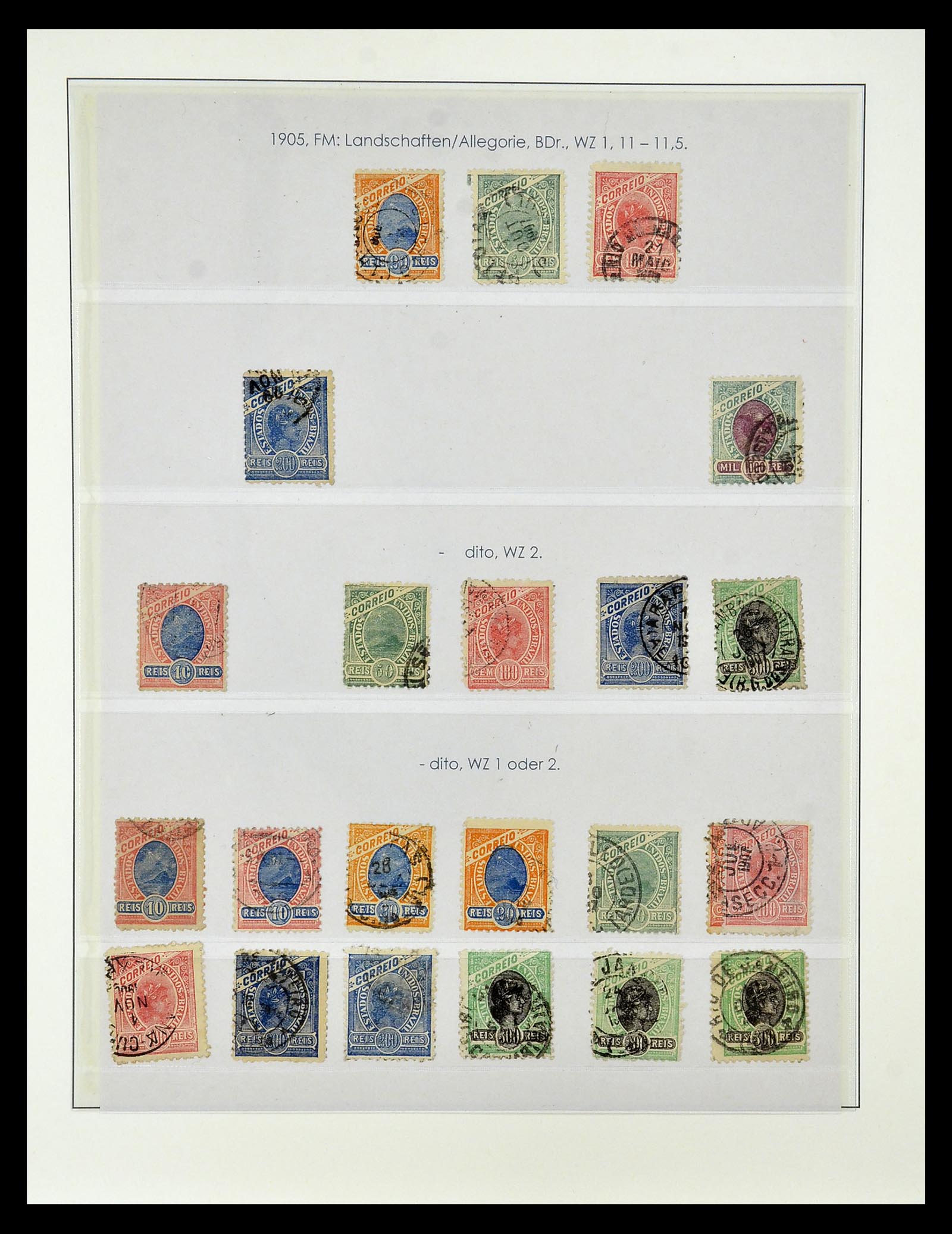 34975 021 - Postzegelverzameling 34975 Brazilië 1843-2015.