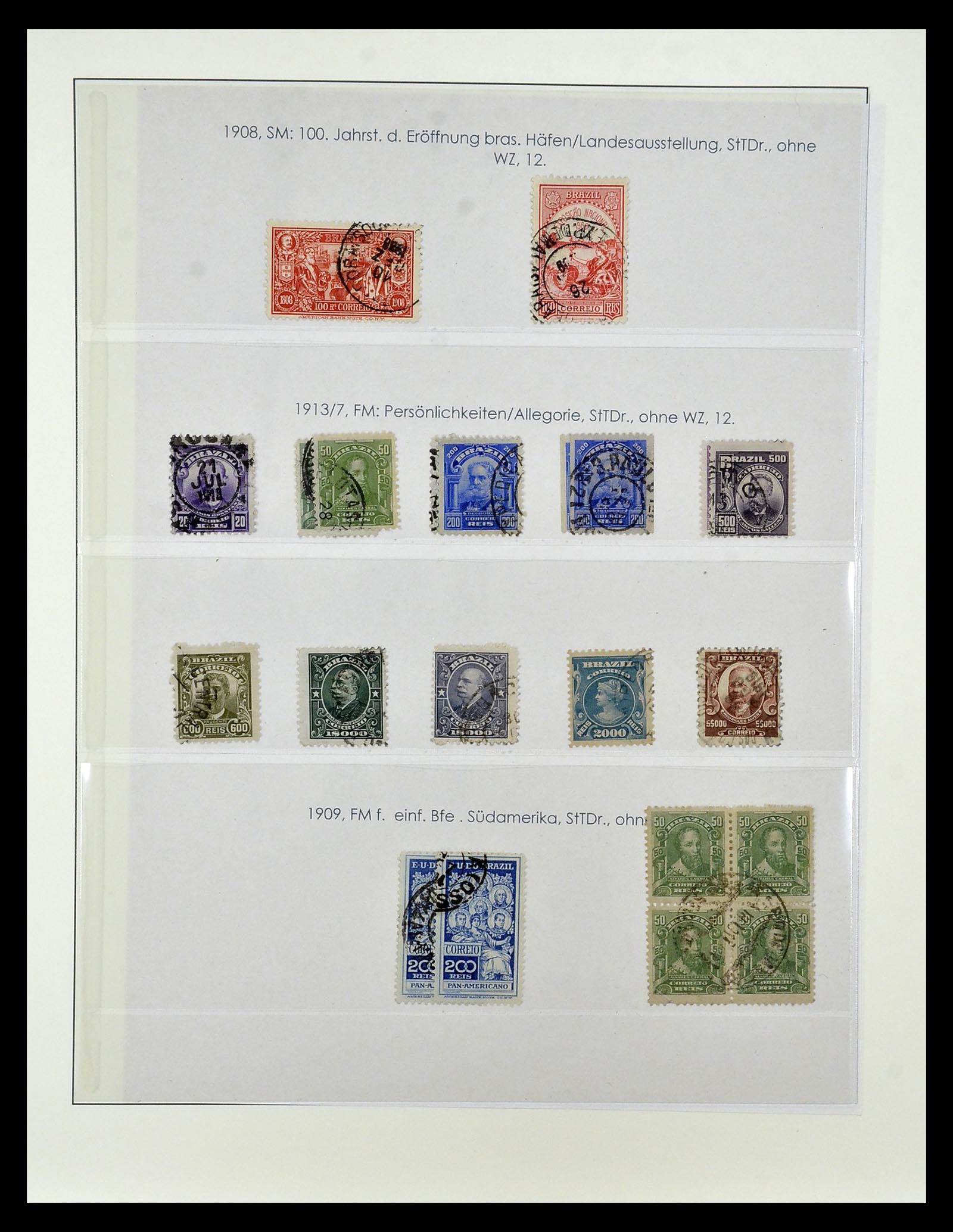 34975 024 - Postzegelverzameling 34975 Brazilië 1843-2015.