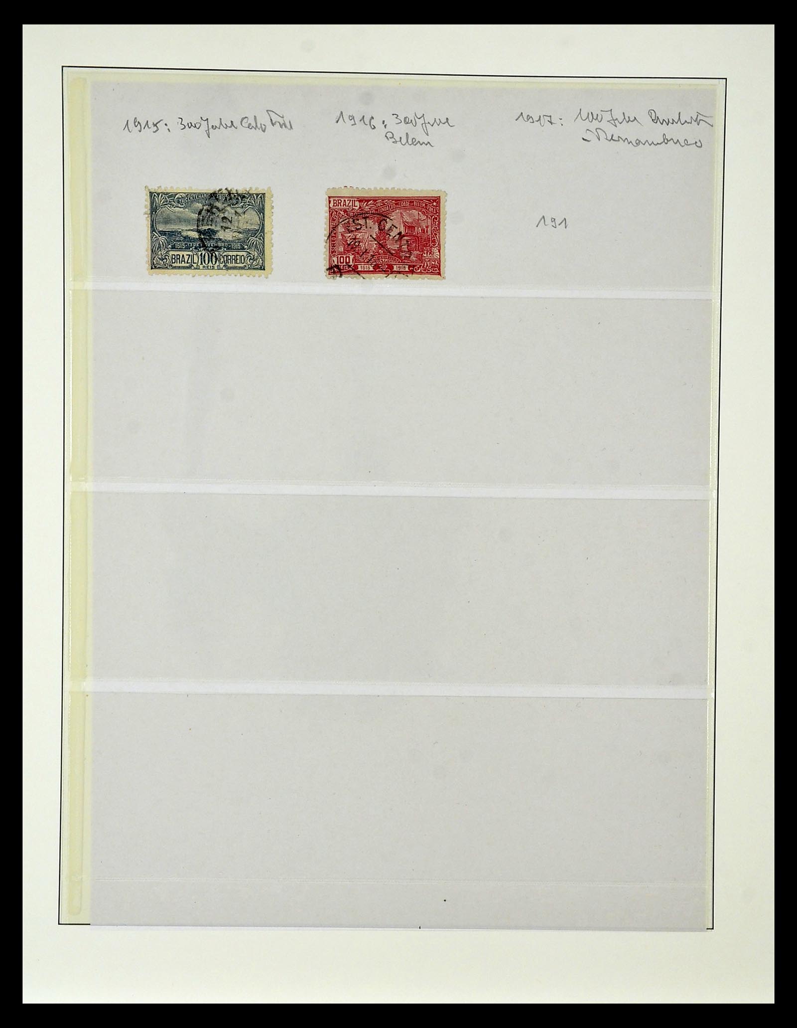 34975 025 - Postzegelverzameling 34975 Brazilië 1843-2015.