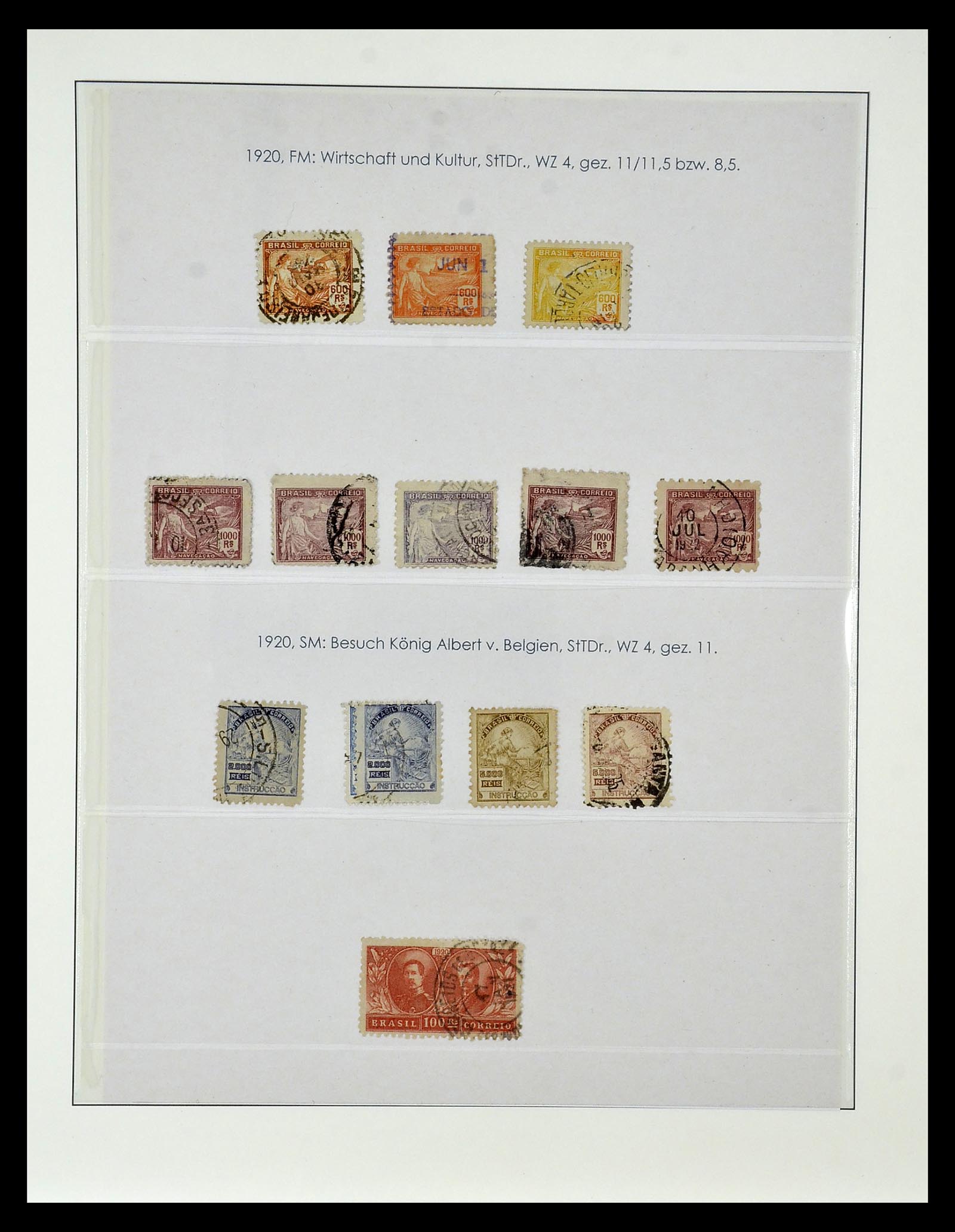 34975 028 - Postzegelverzameling 34975 Brazilië 1843-2015.