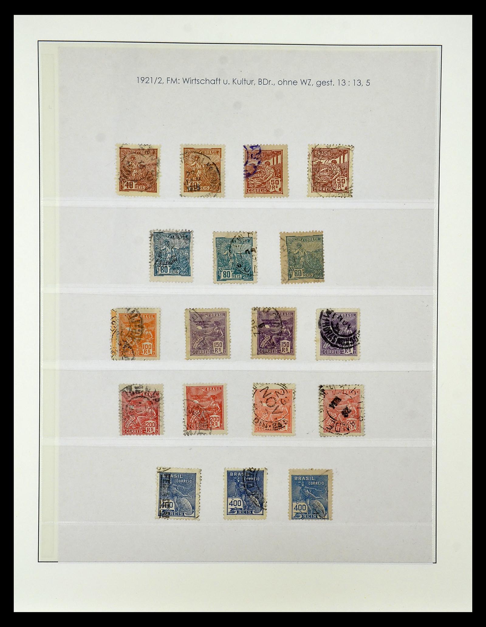 34975 029 - Postzegelverzameling 34975 Brazilië 1843-2015.