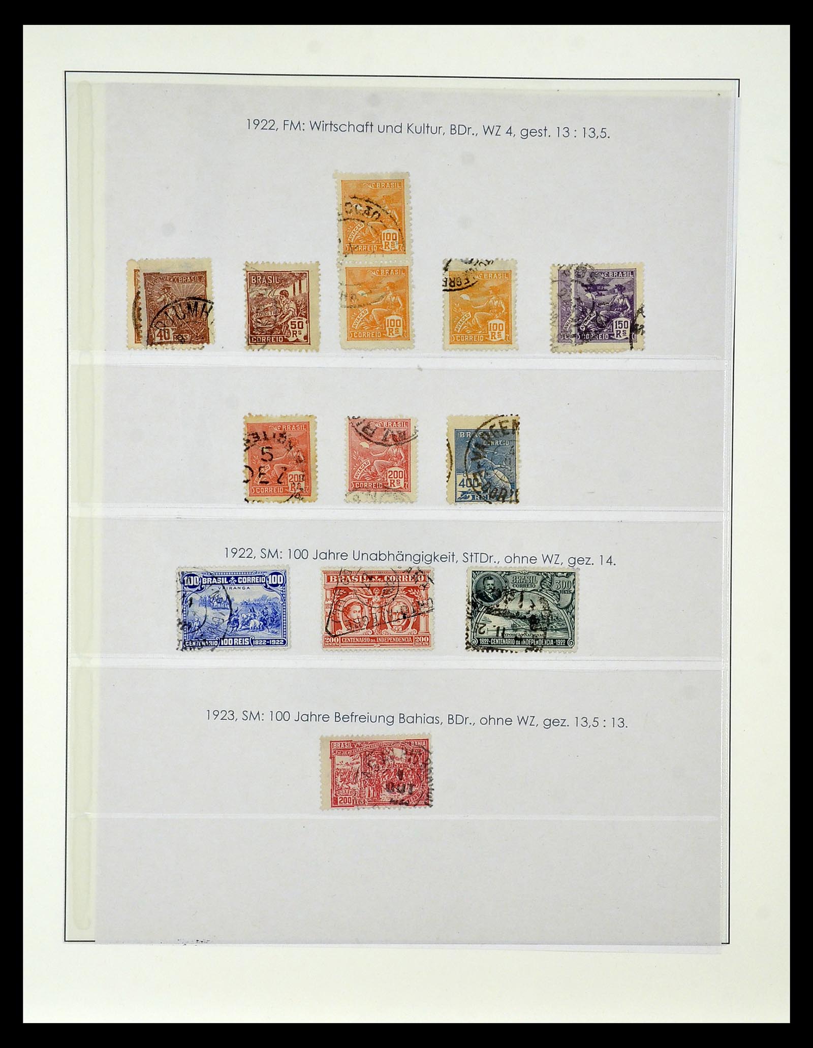 34975 030 - Postzegelverzameling 34975 Brazilië 1843-2015.