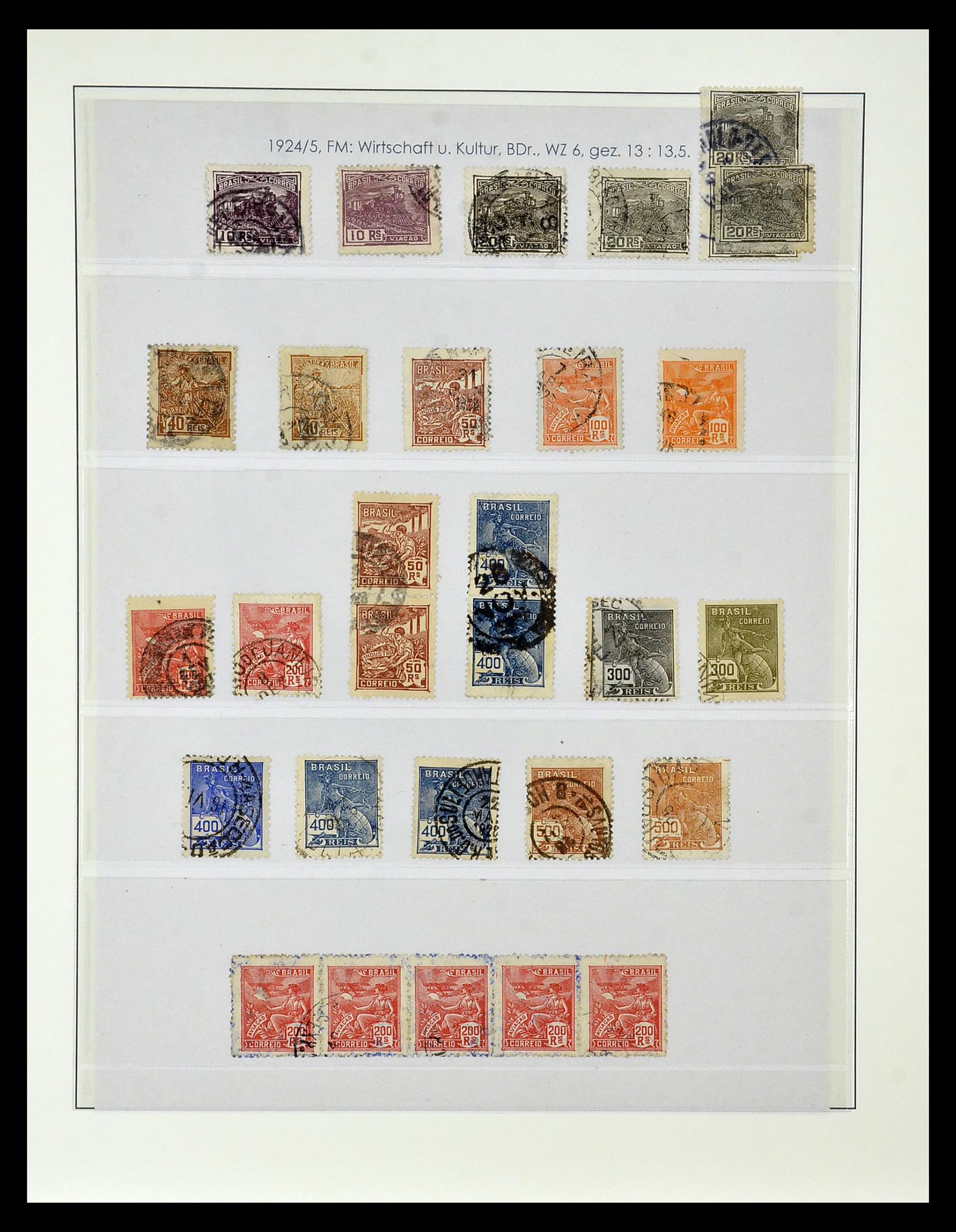 34975 032 - Postzegelverzameling 34975 Brazilië 1843-2015.
