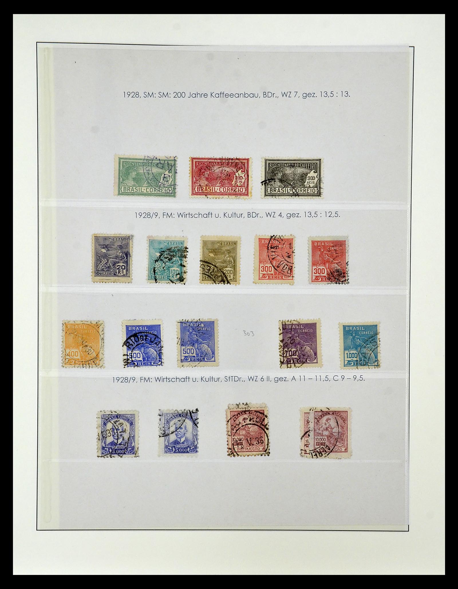 34975 036 - Postzegelverzameling 34975 Brazilië 1843-2015.