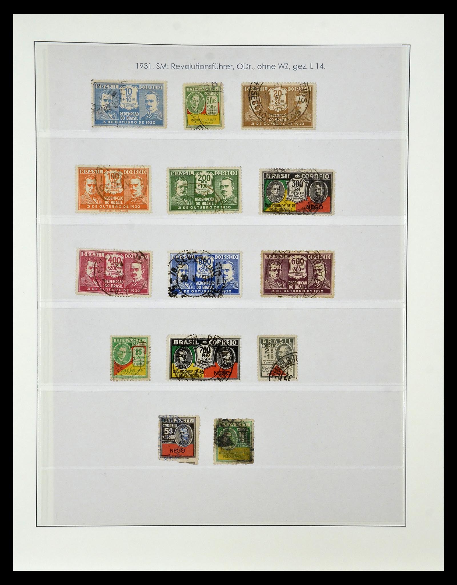 34975 040 - Postzegelverzameling 34975 Brazilië 1843-2015.
