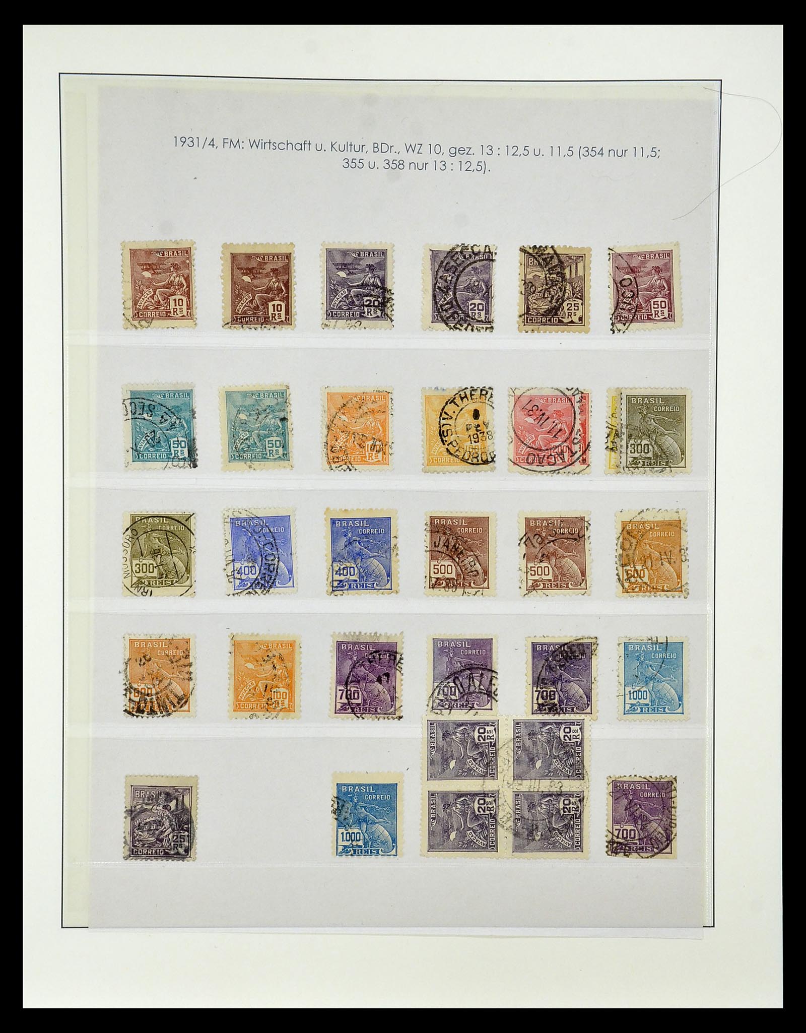 34975 041 - Postzegelverzameling 34975 Brazilië 1843-2015.