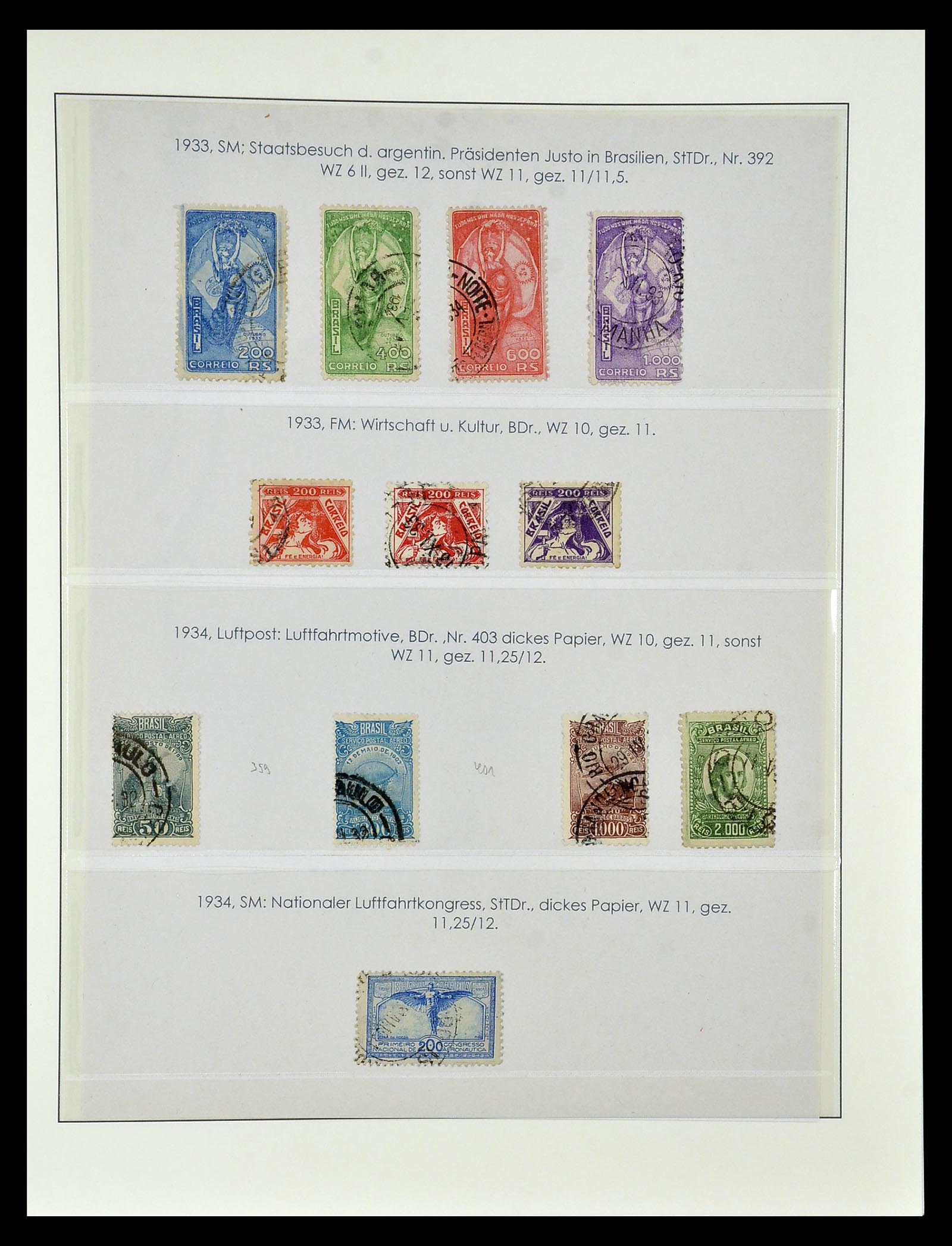34975 046 - Postzegelverzameling 34975 Brazilië 1843-2015.