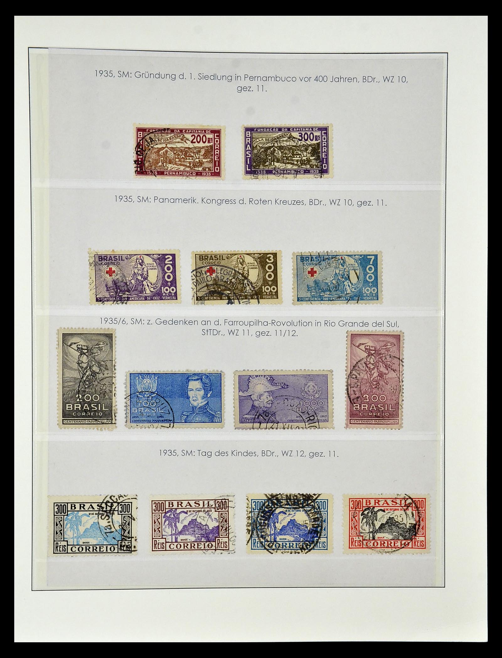 34975 049 - Postzegelverzameling 34975 Brazilië 1843-2015.