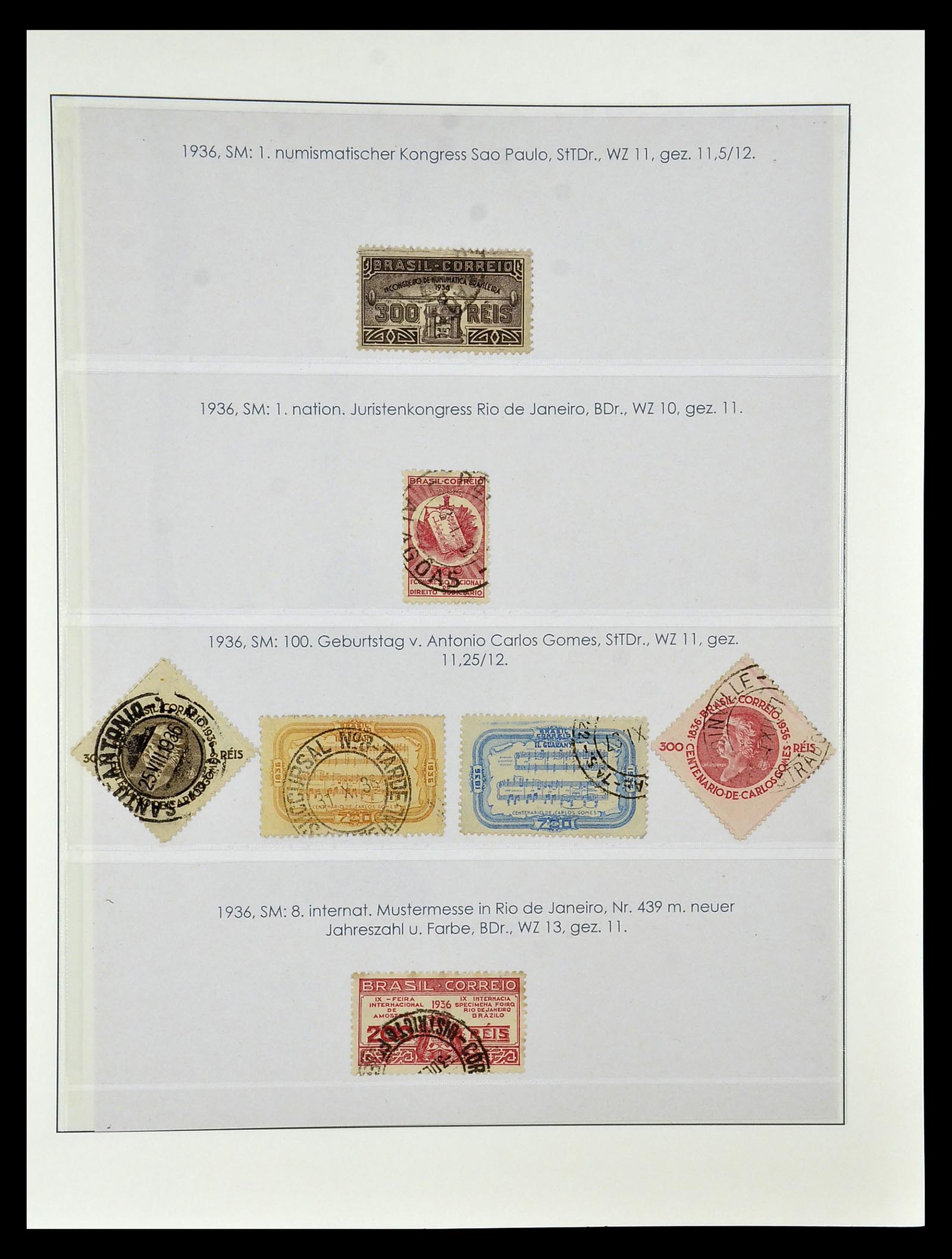 34975 051 - Postzegelverzameling 34975 Brazilië 1843-2015.