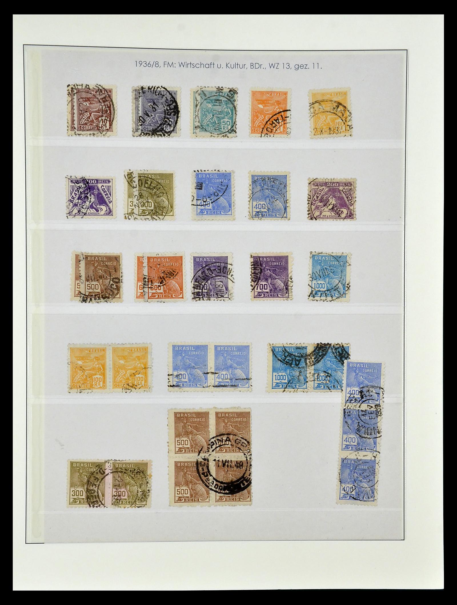 34975 052 - Postzegelverzameling 34975 Brazilië 1843-2015.