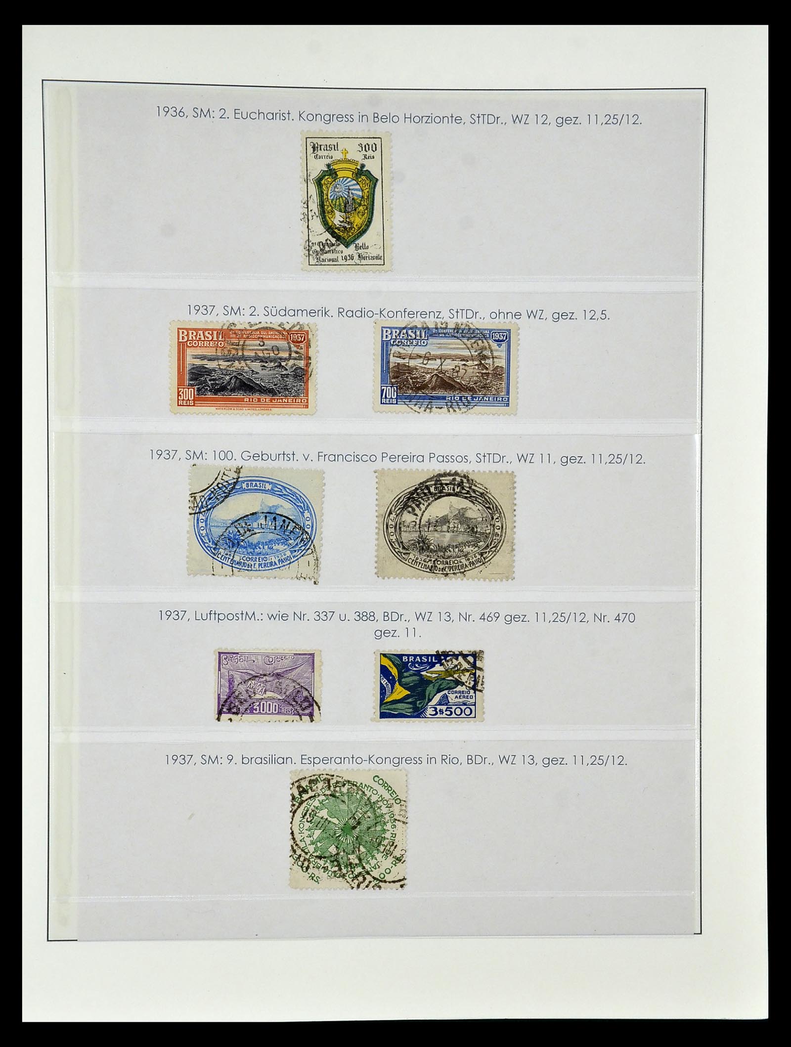 34975 053 - Postzegelverzameling 34975 Brazilië 1843-2015.
