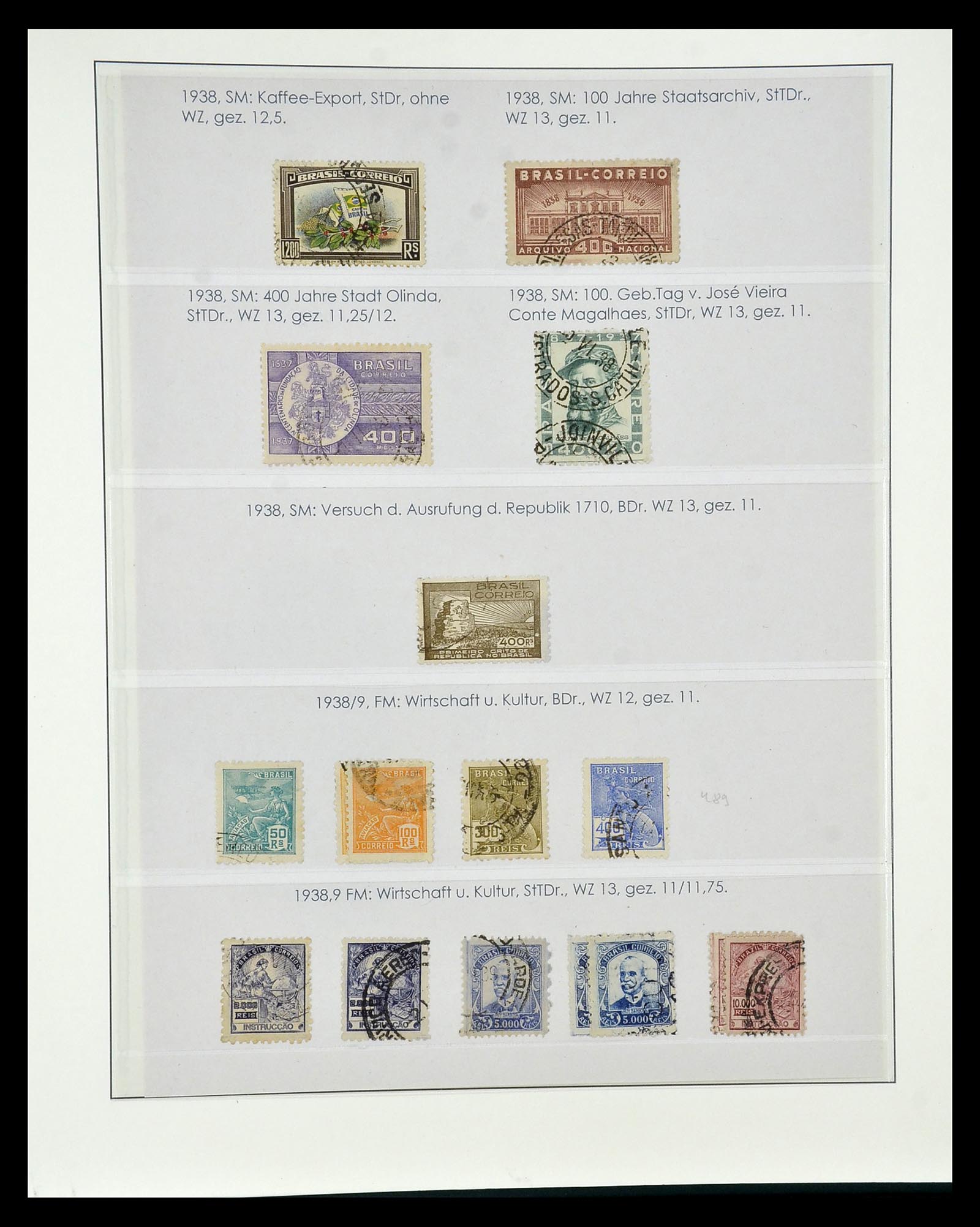 34975 055 - Postzegelverzameling 34975 Brazilië 1843-2015.