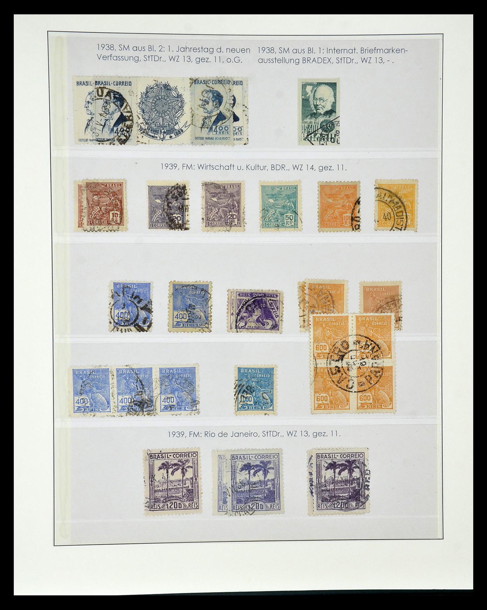 34975 056 - Postzegelverzameling 34975 Brazilië 1843-2015.
