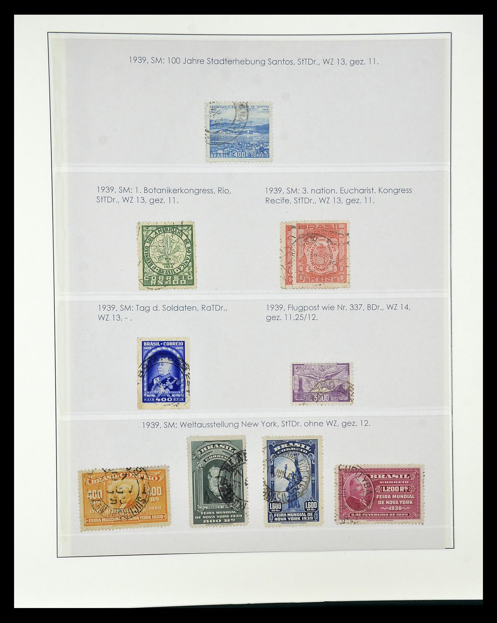 34975 057 - Postzegelverzameling 34975 Brazilië 1843-2015.