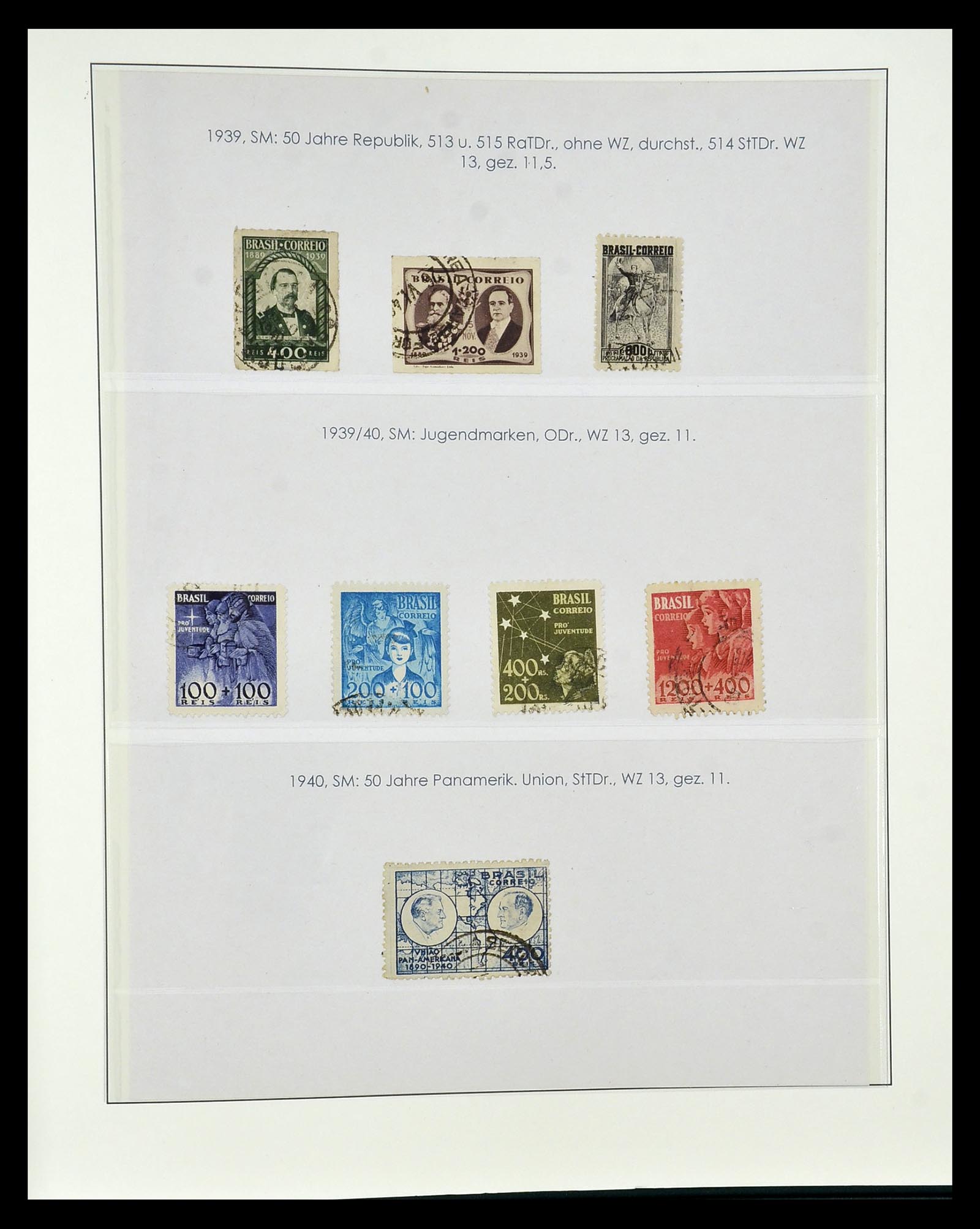 34975 058 - Postzegelverzameling 34975 Brazilië 1843-2015.