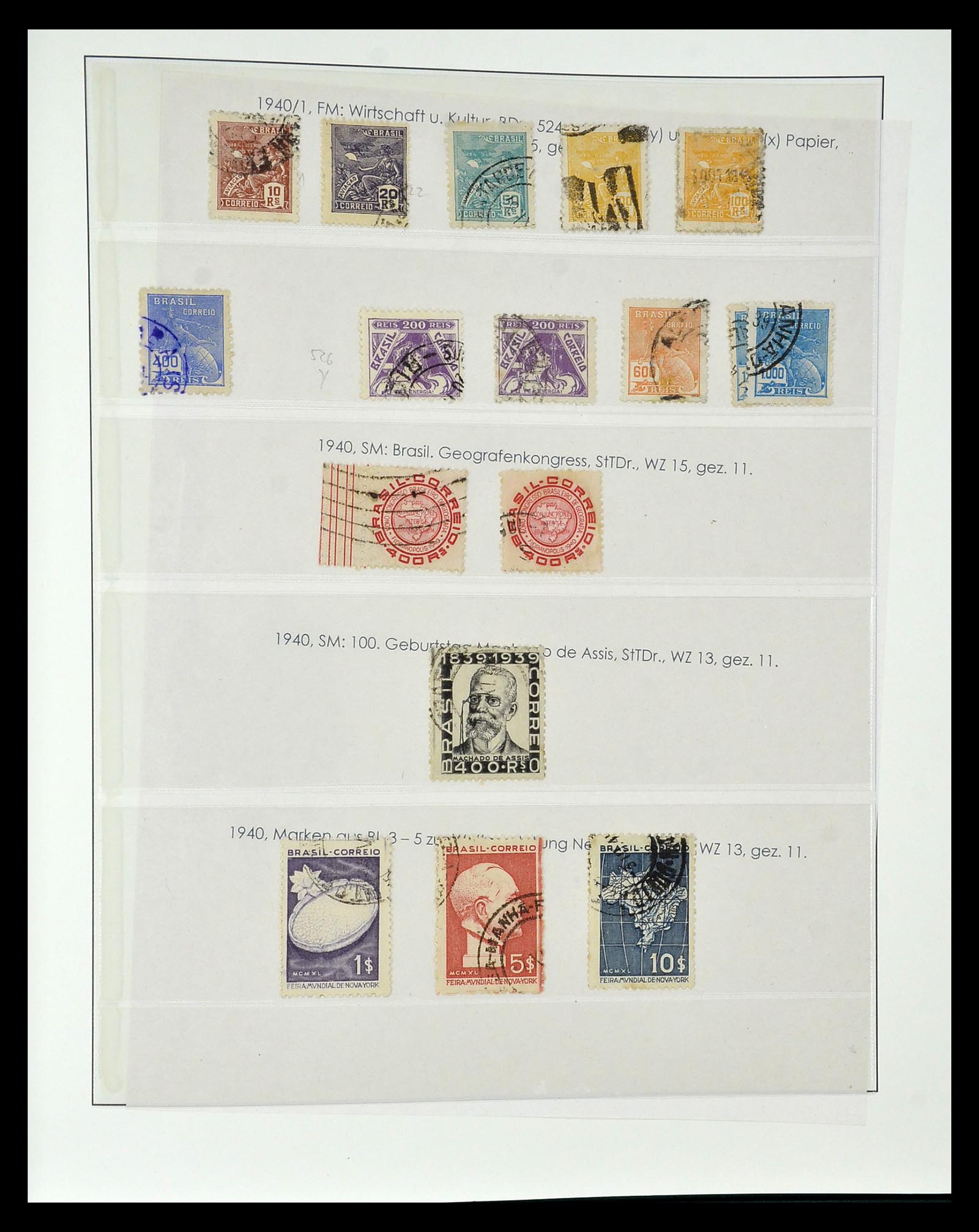 34975 059 - Postzegelverzameling 34975 Brazilië 1843-2015.