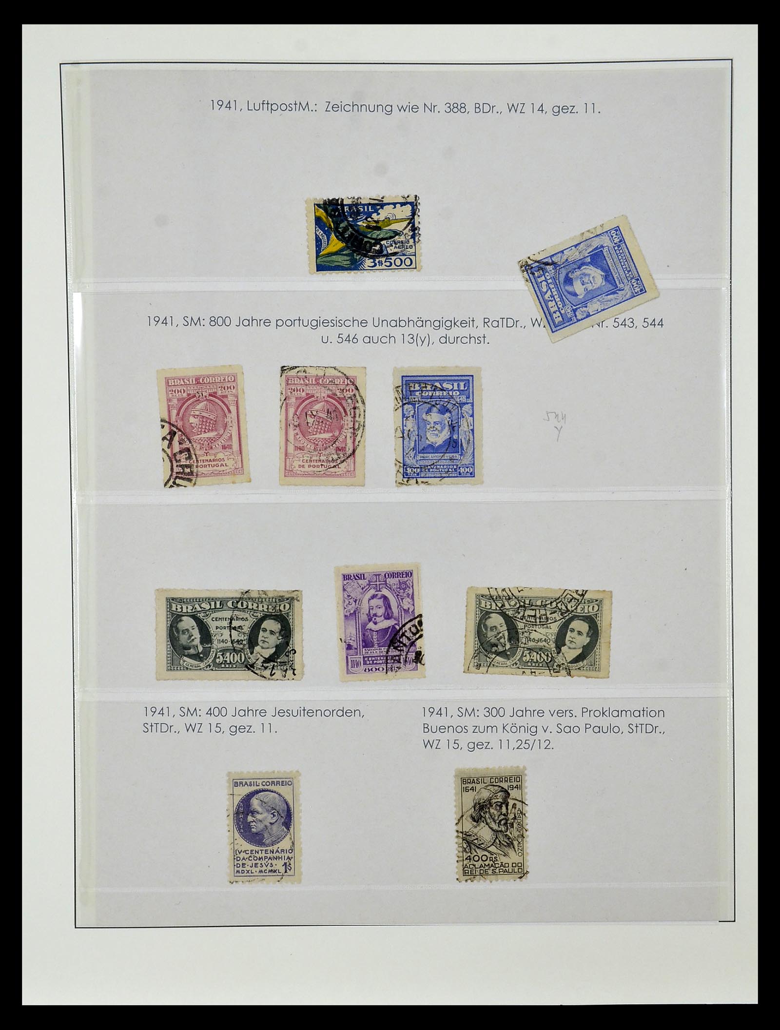 34975 060 - Postzegelverzameling 34975 Brazilië 1843-2015.