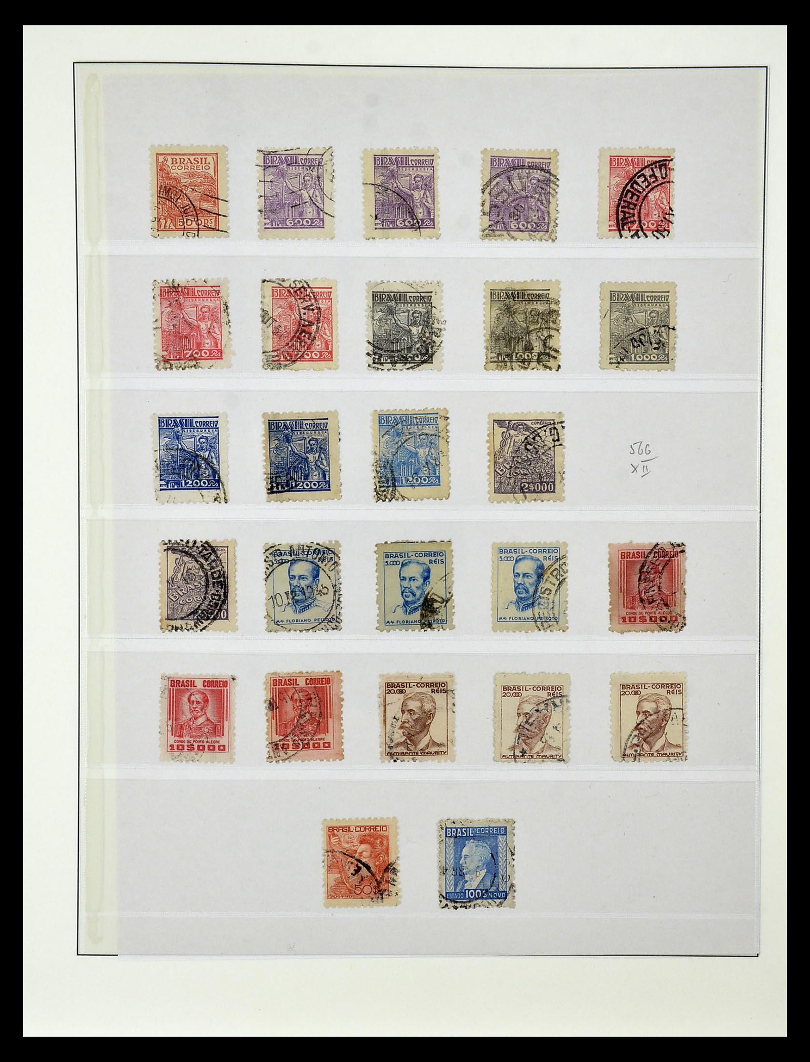 34975 064 - Postzegelverzameling 34975 Brazilië 1843-2015.