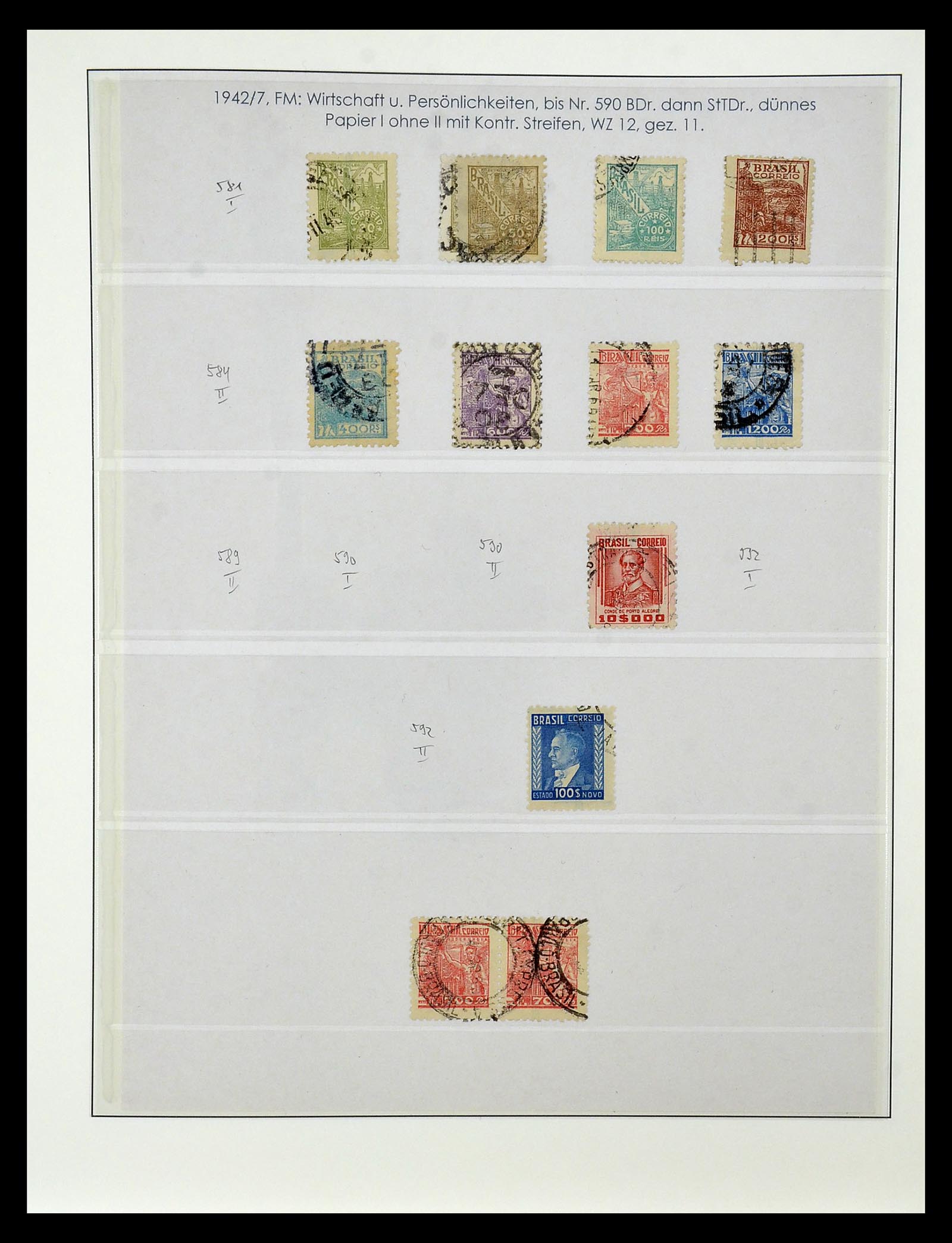 34975 066 - Postzegelverzameling 34975 Brazilië 1843-2015.