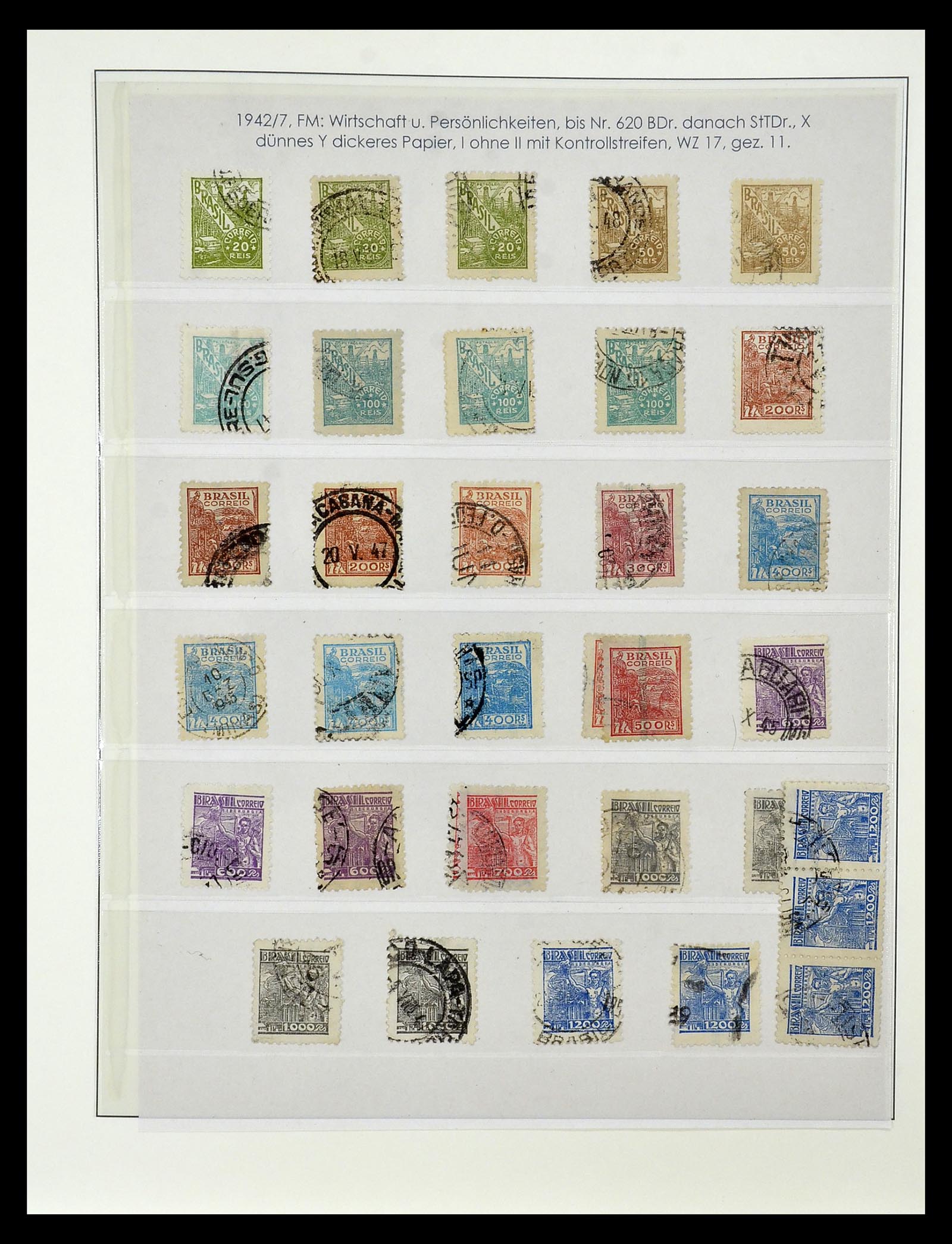 34975 068 - Postzegelverzameling 34975 Brazilië 1843-2015.