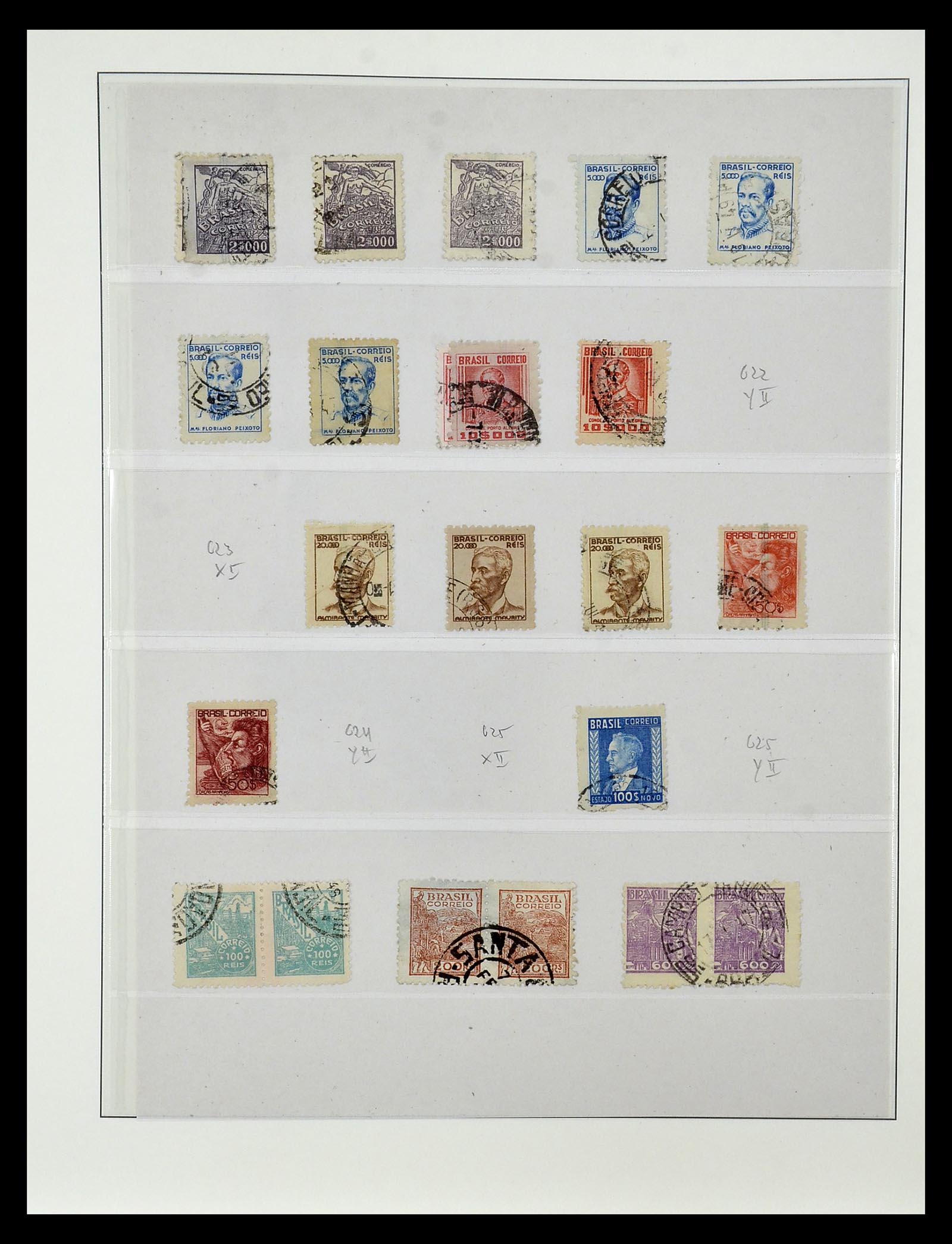 34975 069 - Postzegelverzameling 34975 Brazilië 1843-2015.