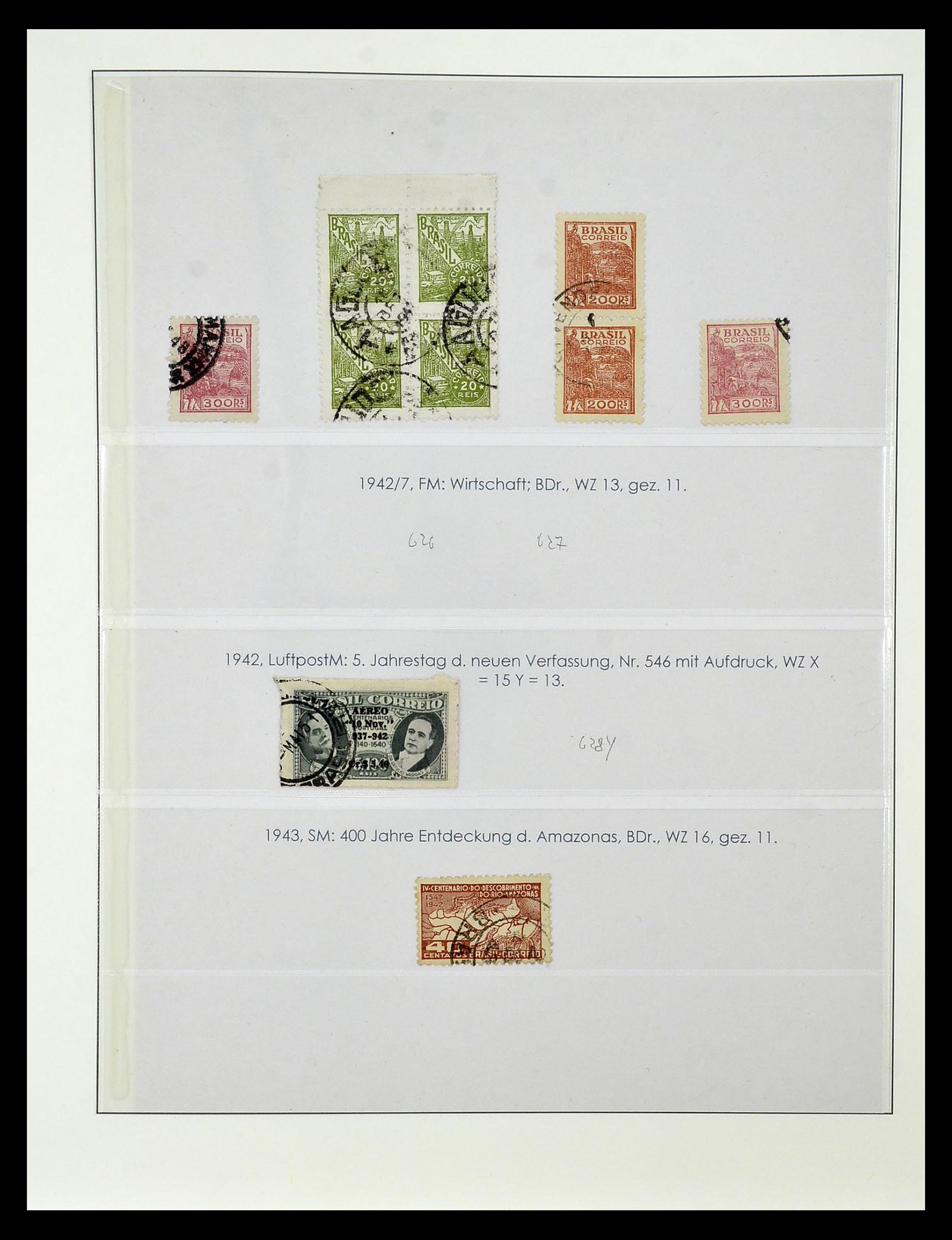 34975 070 - Postzegelverzameling 34975 Brazilië 1843-2015.