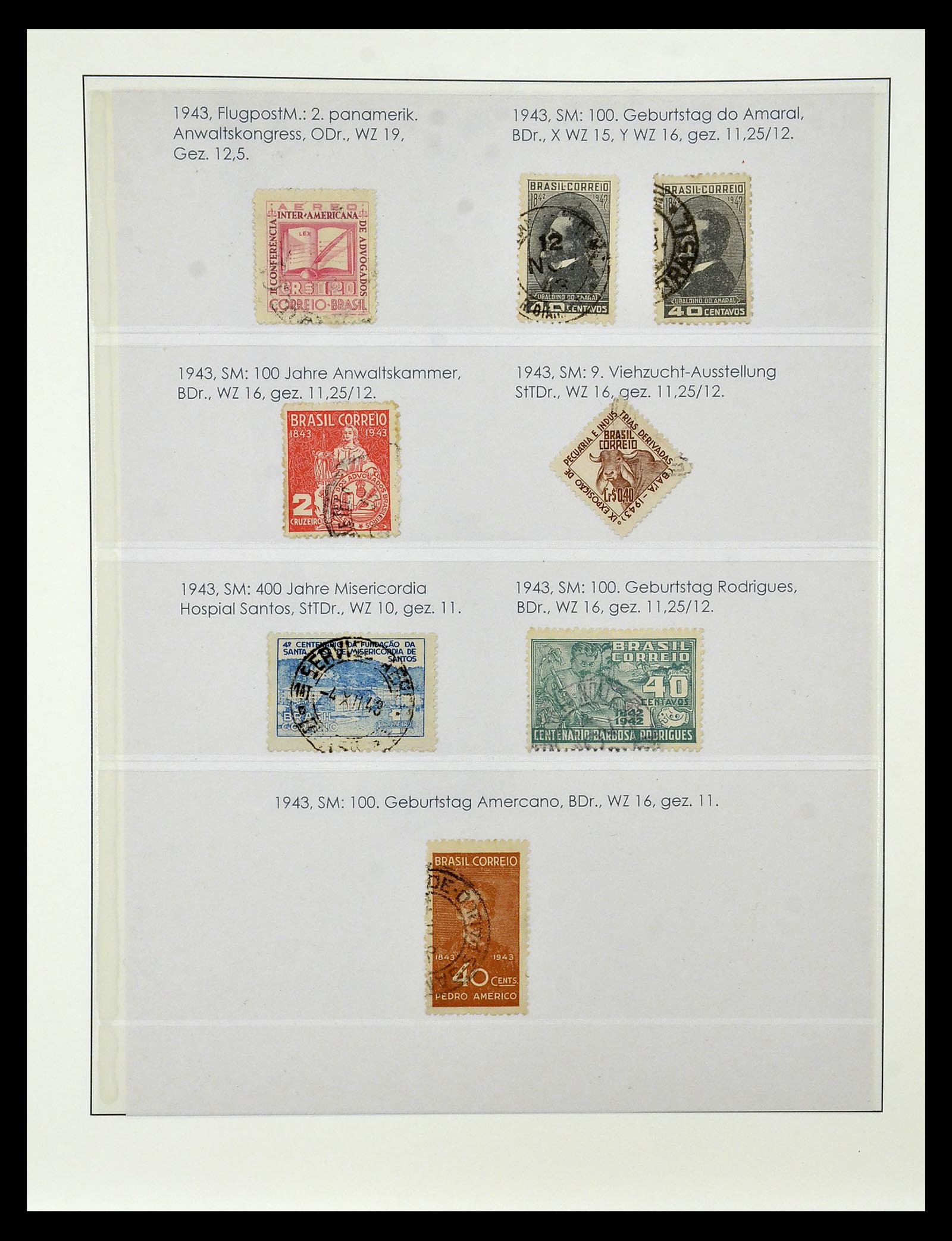 34975 073 - Postzegelverzameling 34975 Brazilië 1843-2015.