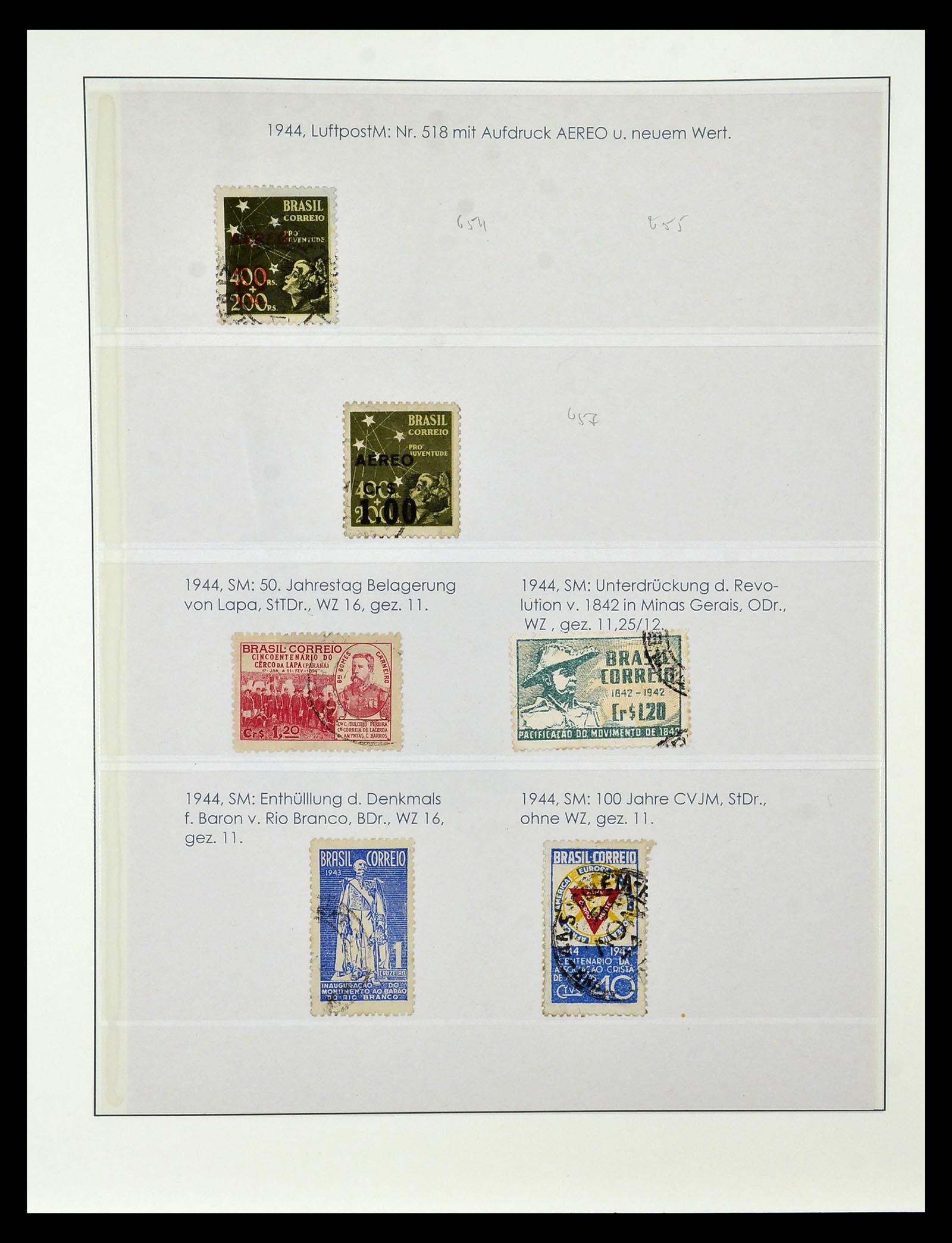 34975 074 - Postzegelverzameling 34975 Brazilië 1843-2015.