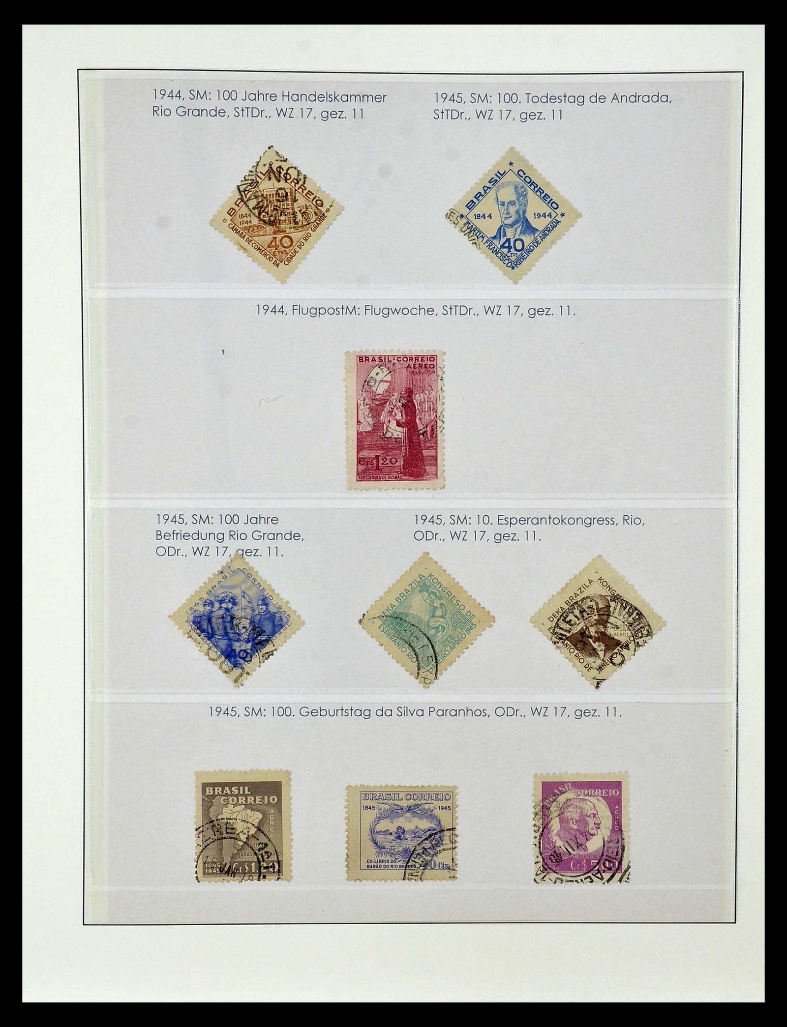 34975 075 - Postzegelverzameling 34975 Brazilië 1843-2015.