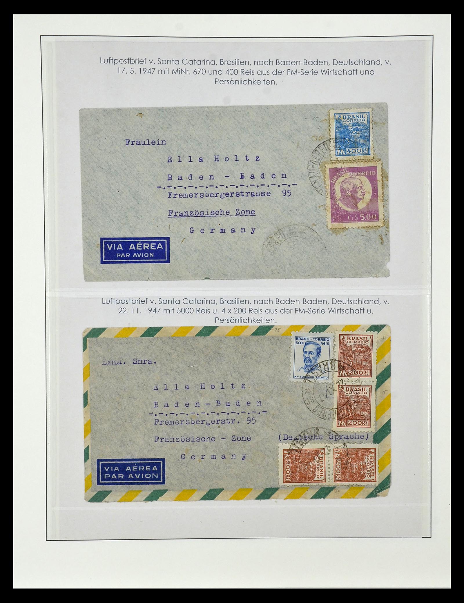 34975 077 - Postzegelverzameling 34975 Brazilië 1843-2015.