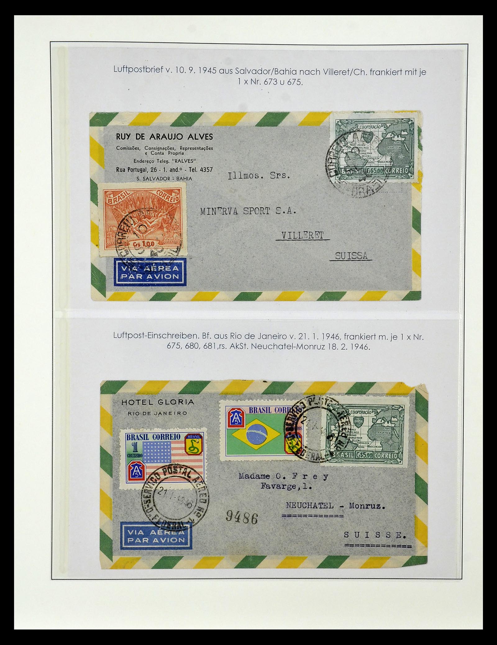 34975 079 - Postzegelverzameling 34975 Brazilië 1843-2015.