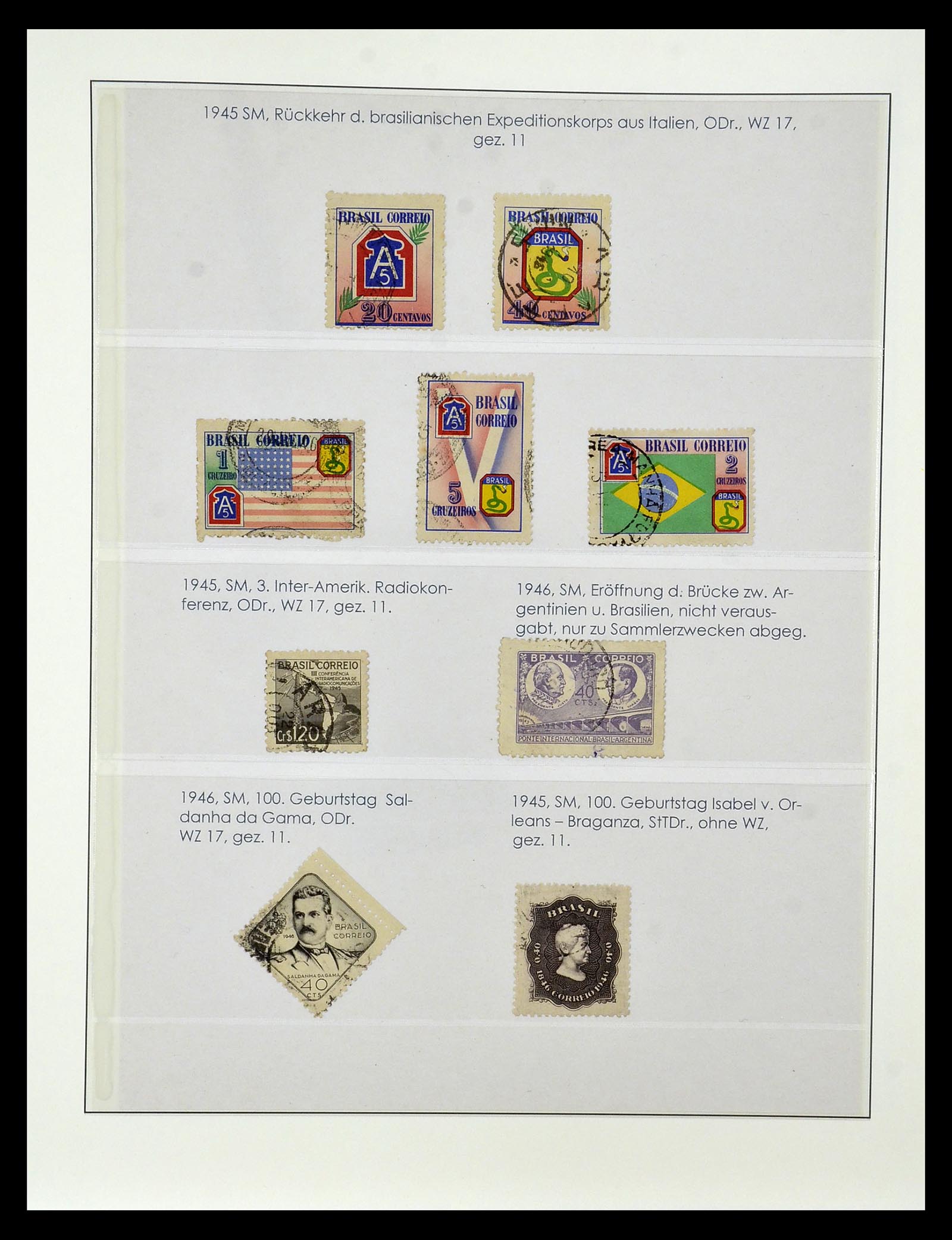 34975 080 - Postzegelverzameling 34975 Brazilië 1843-2015.