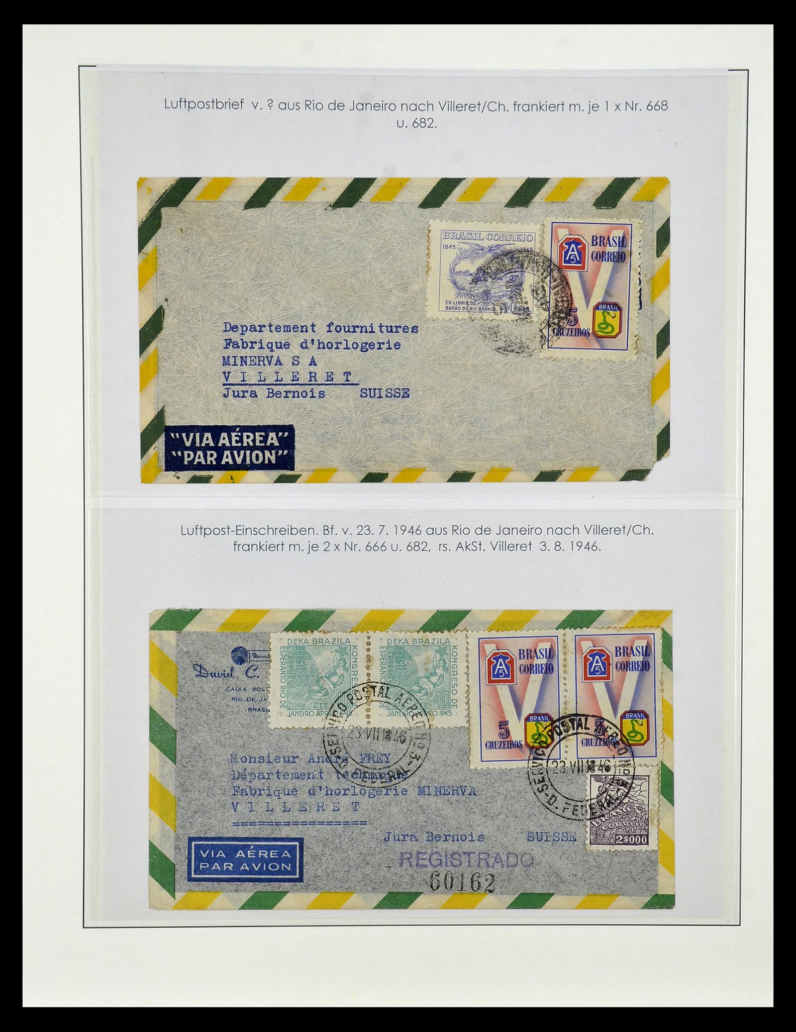 34975 081 - Postzegelverzameling 34975 Brazilië 1843-2015.