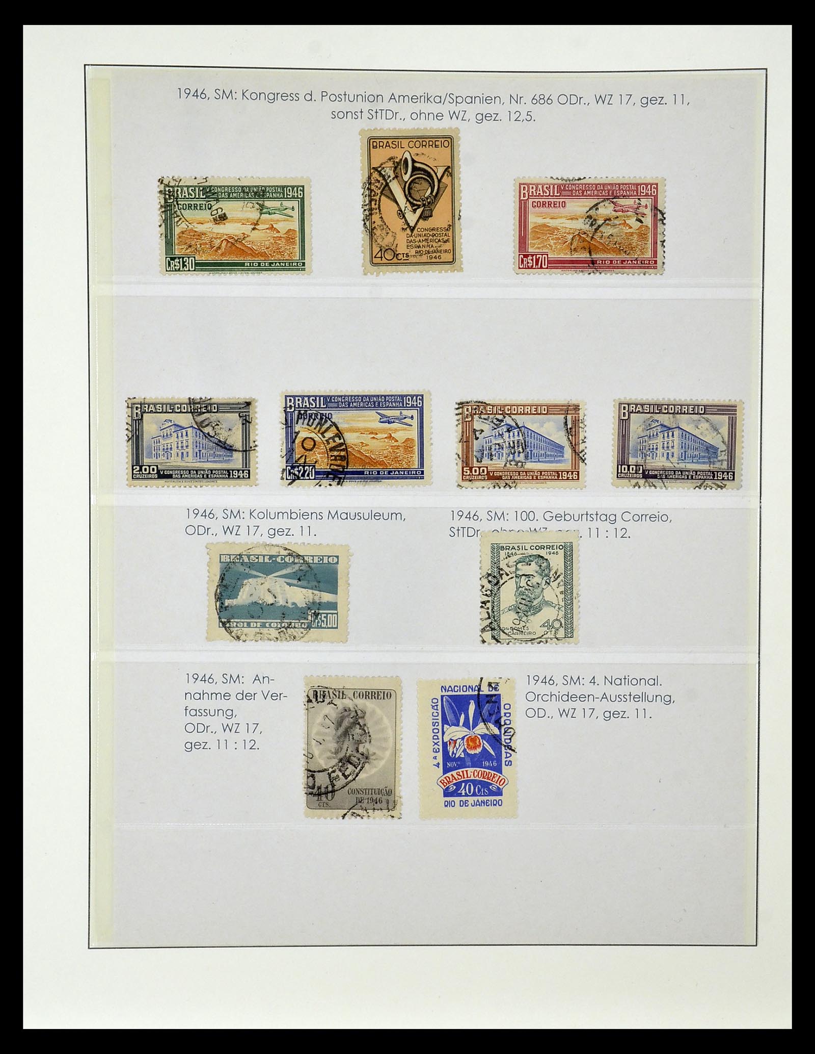34975 082 - Postzegelverzameling 34975 Brazilië 1843-2015.