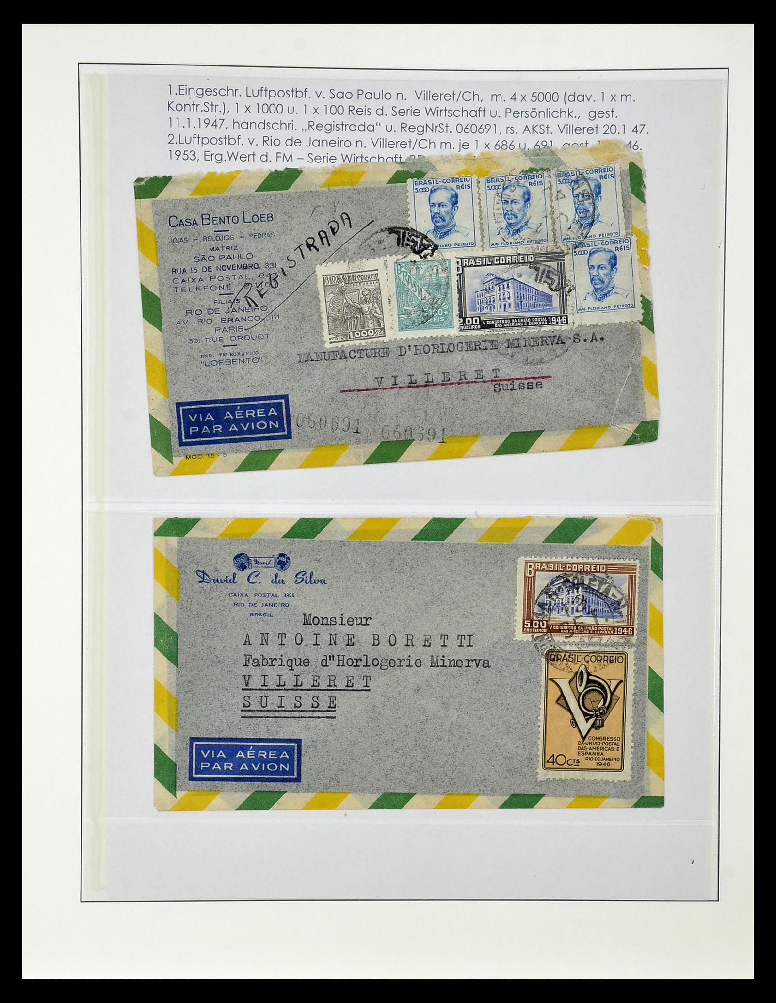 34975 083 - Postzegelverzameling 34975 Brazilië 1843-2015.