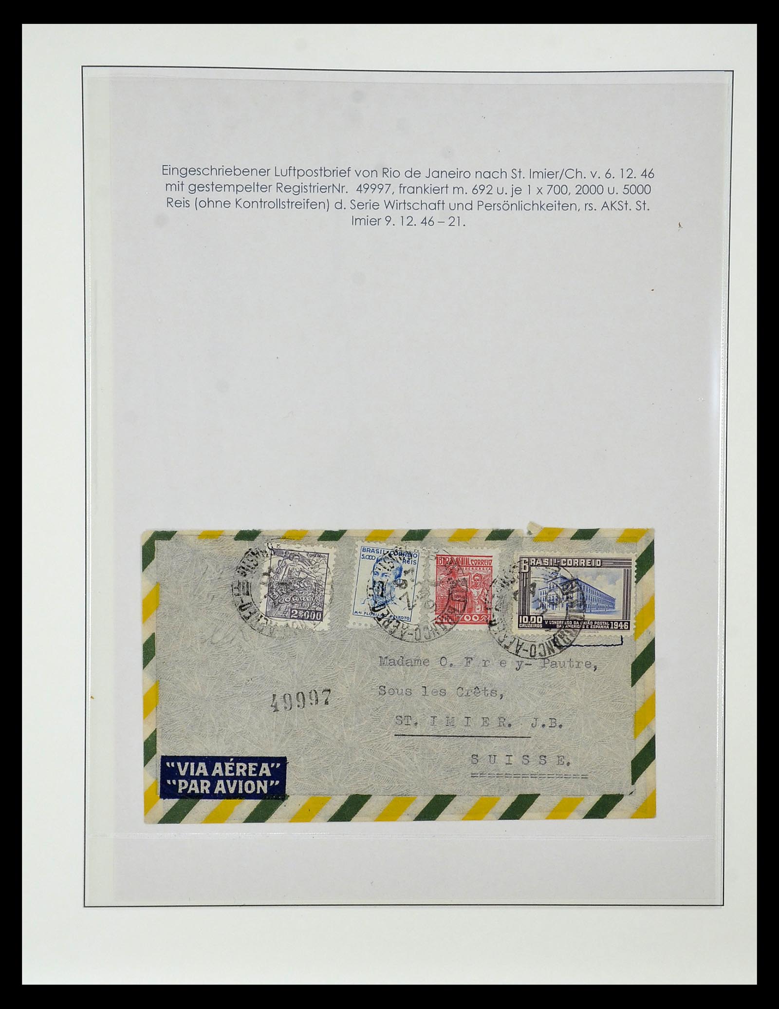 34975 084 - Postzegelverzameling 34975 Brazilië 1843-2015.
