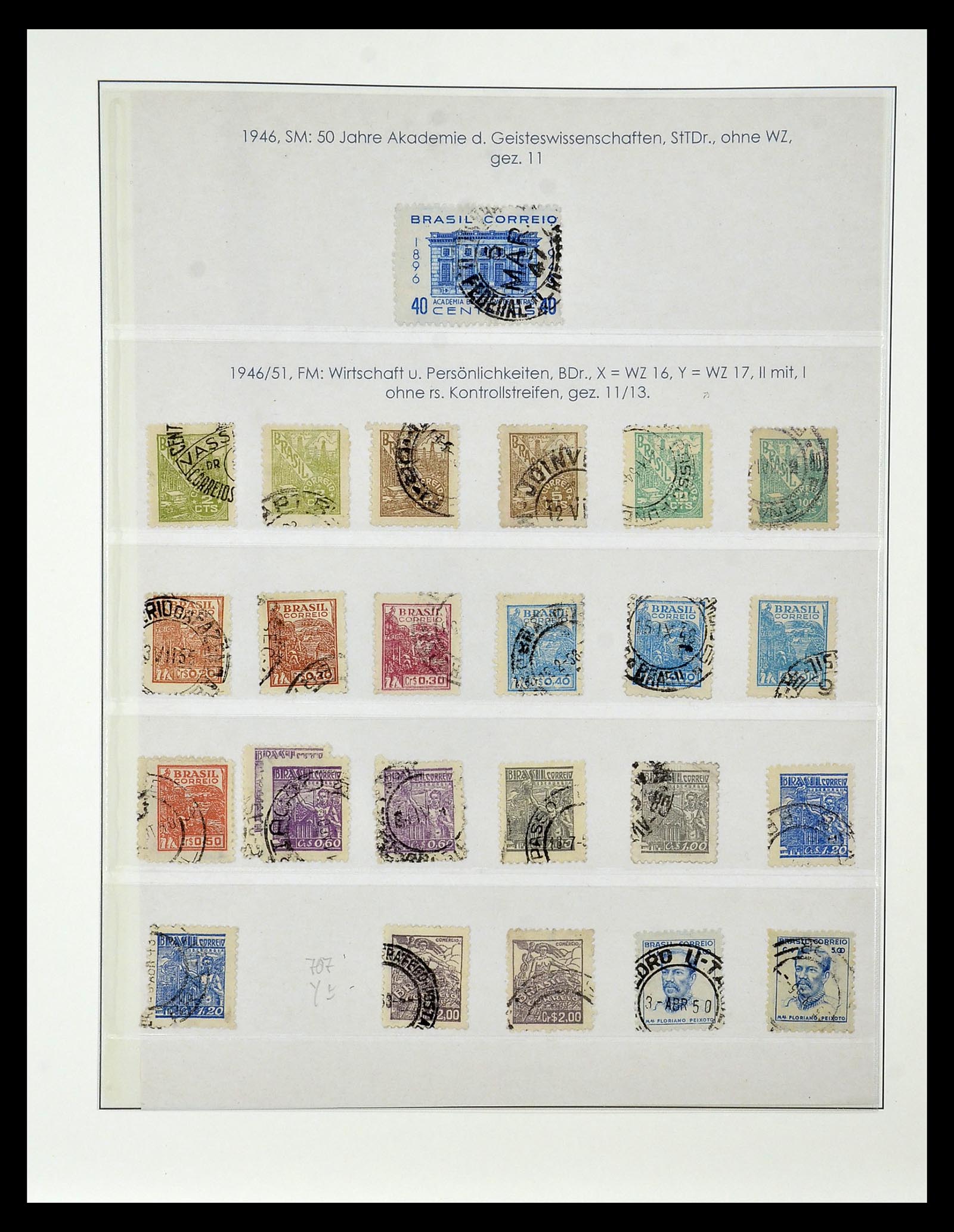 34975 085 - Postzegelverzameling 34975 Brazilië 1843-2015.