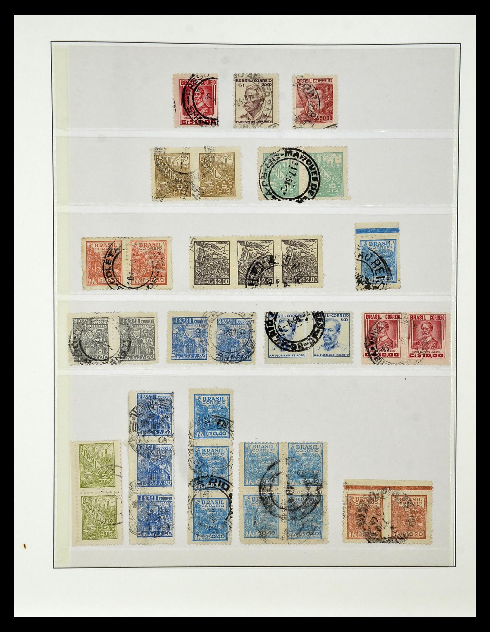 34975 086 - Postzegelverzameling 34975 Brazilië 1843-2015.