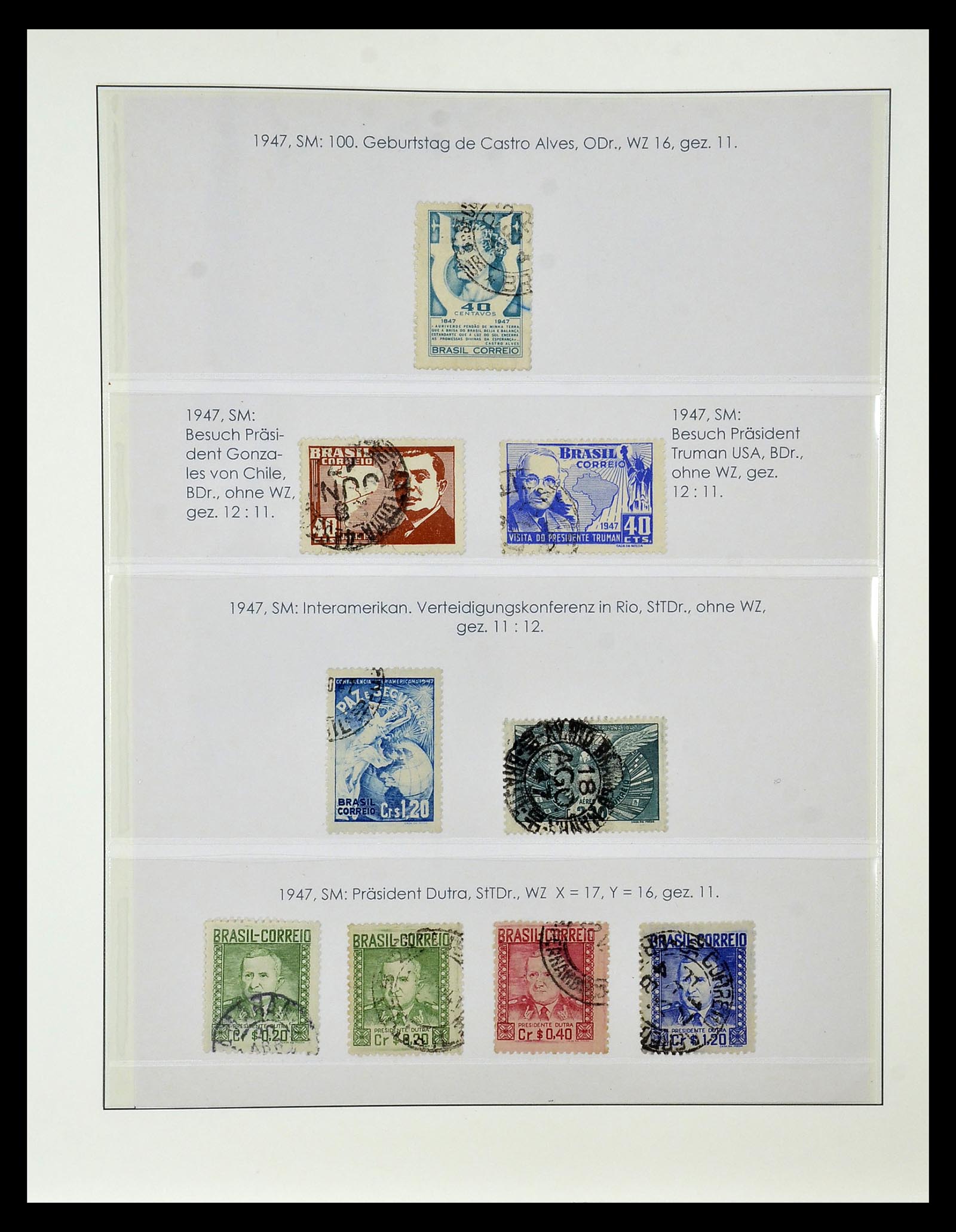 34975 090 - Postzegelverzameling 34975 Brazilië 1843-2015.
