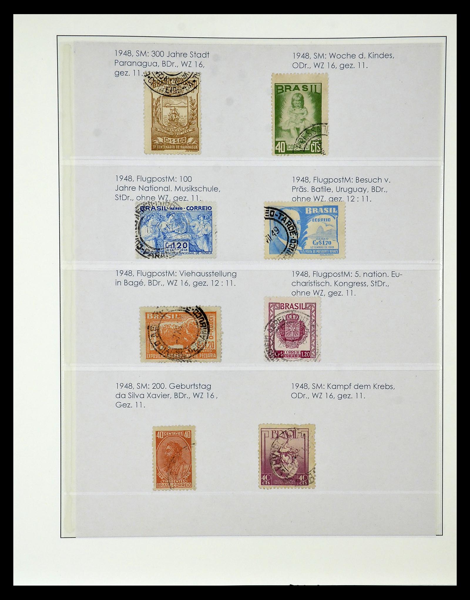 34975 093 - Postzegelverzameling 34975 Brazilië 1843-2015.