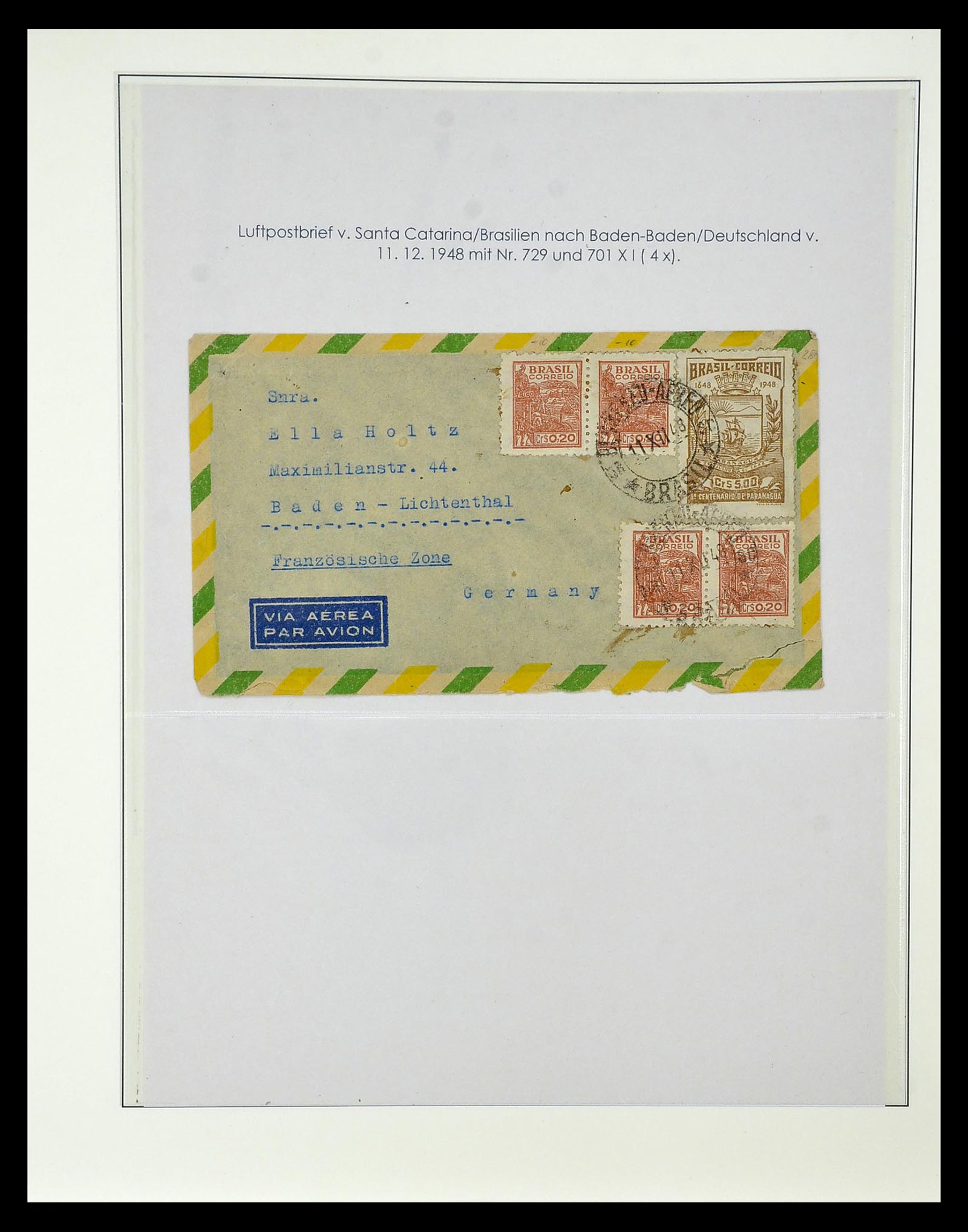 34975 094 - Postzegelverzameling 34975 Brazilië 1843-2015.