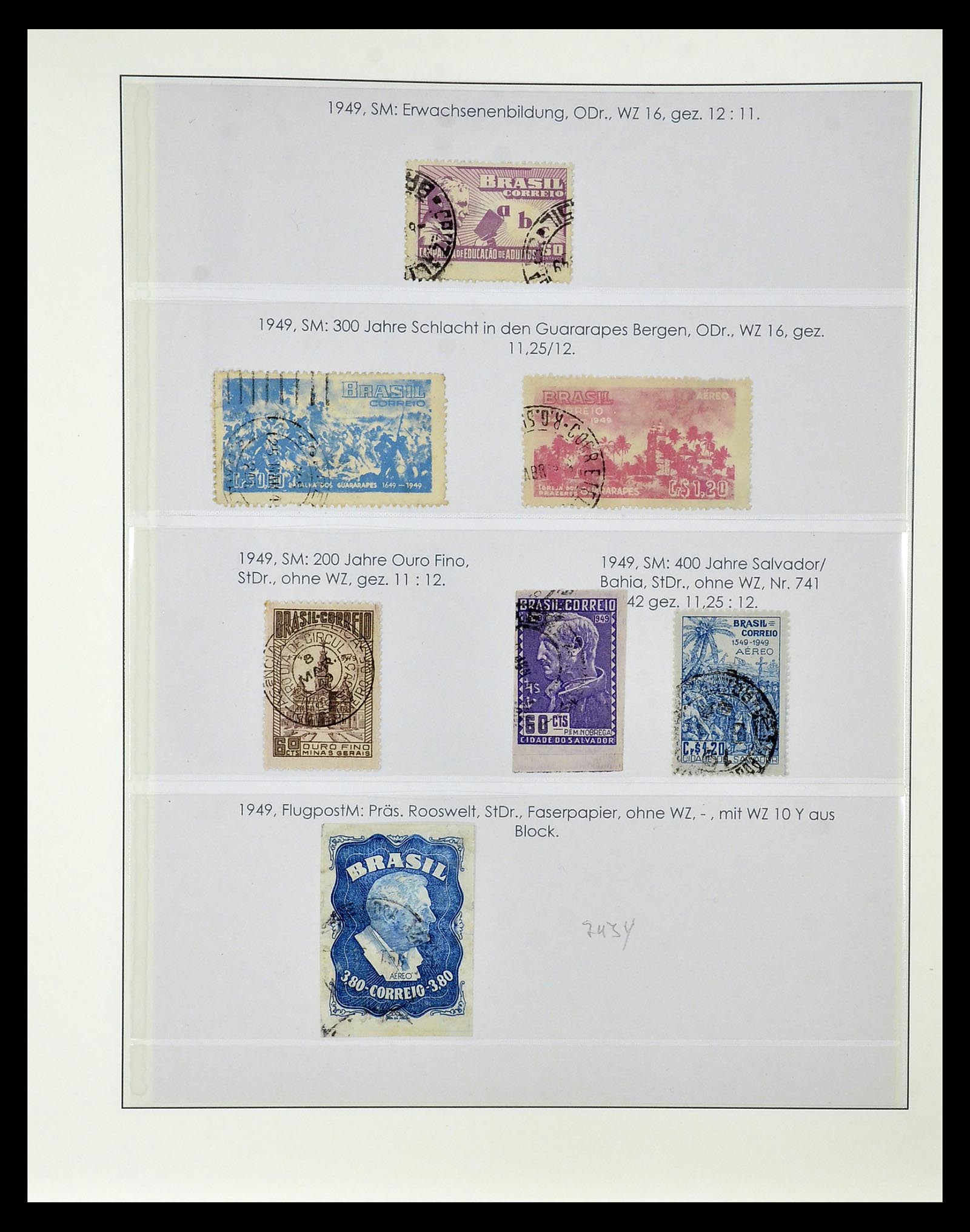34975 095 - Postzegelverzameling 34975 Brazilië 1843-2015.