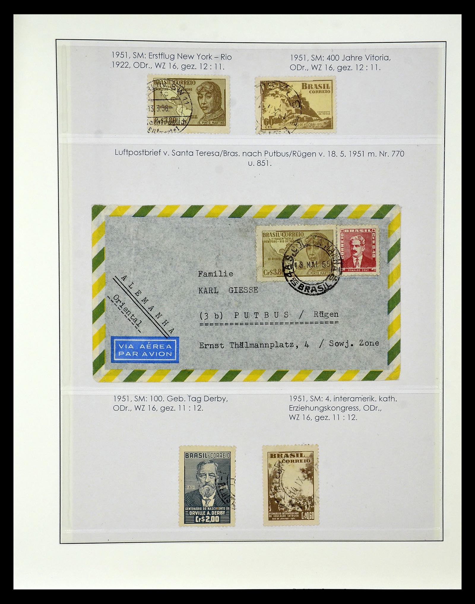 34975 100 - Postzegelverzameling 34975 Brazilië 1843-2015.